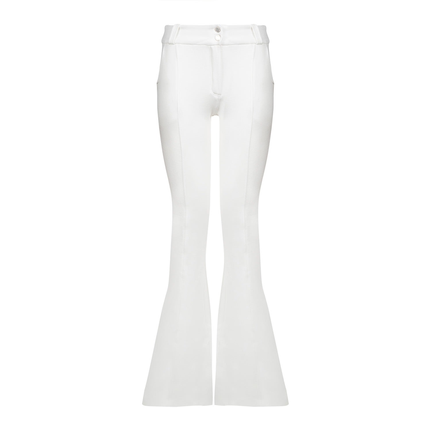 Women’s Classic Flare Pants White Large Balletto Athleisure Couture