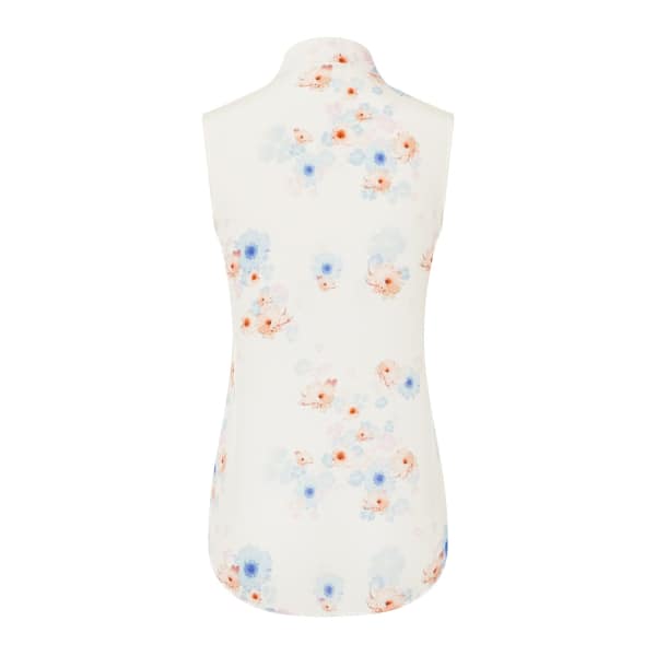 Gucci Beach Flower Silk Top In Silk