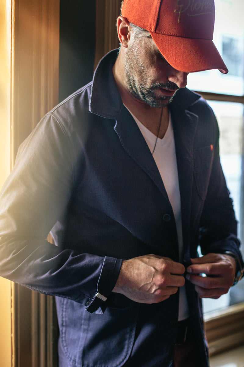 Hemingway Suit Jacket Midnight Blue | &SONS Trading Co | Wolf & Badger