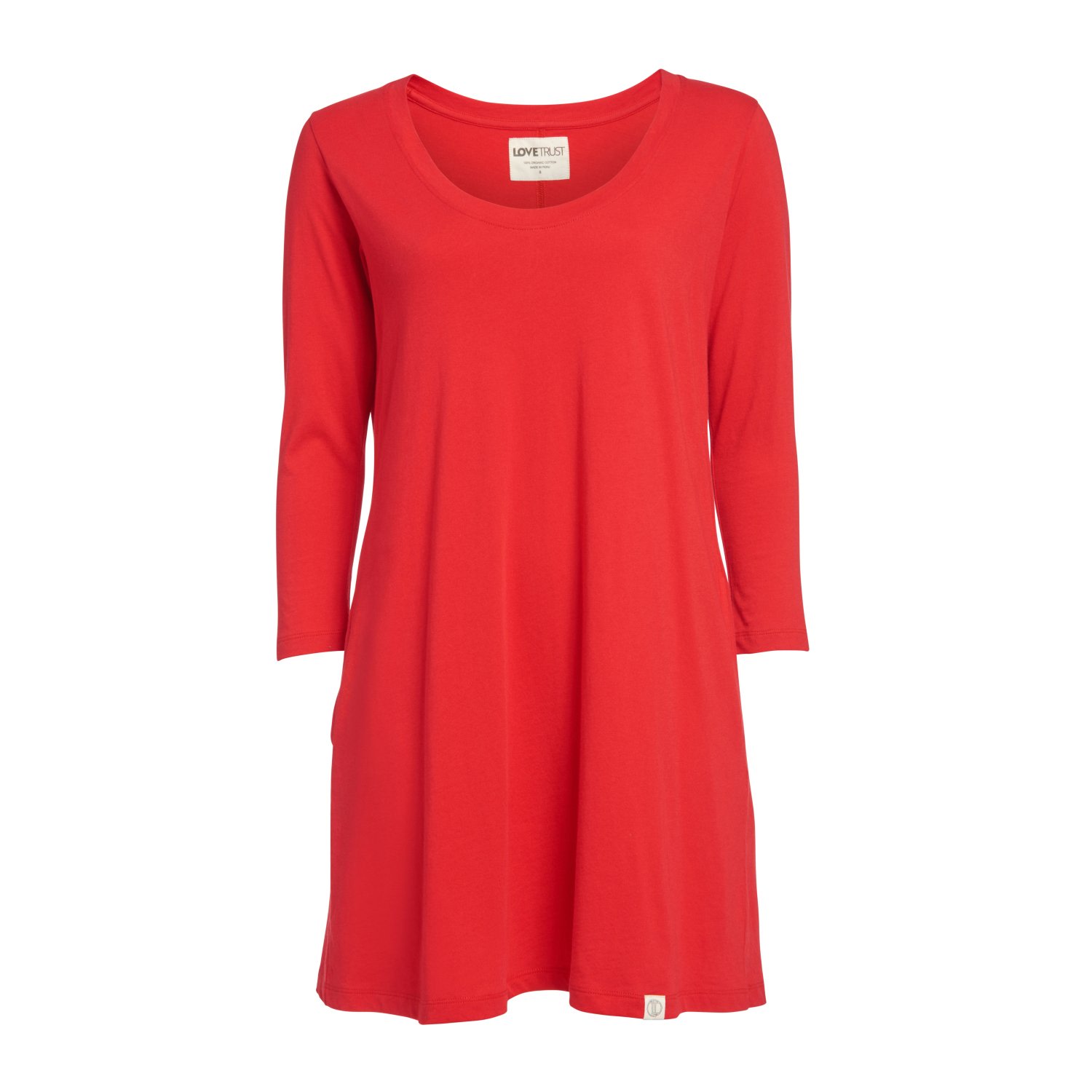 Lovetrust Women's Misa Tee Dress - Red In Red