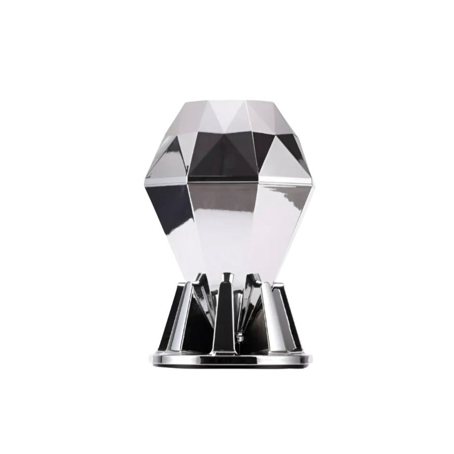 Almastene Silver Diamond Cutlery Holder In Silver