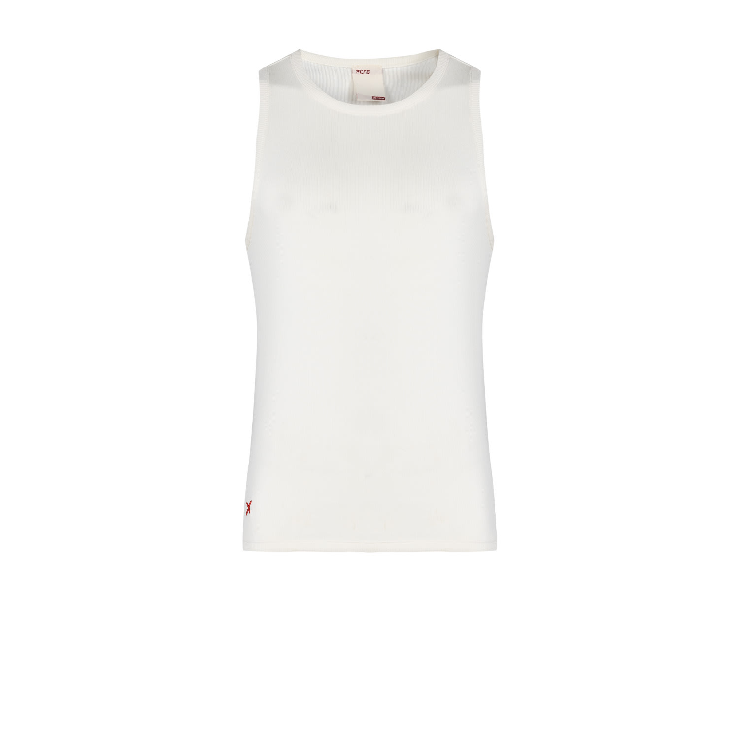 Pcfg Men's White Free Heaven Rib Tank Top In White
