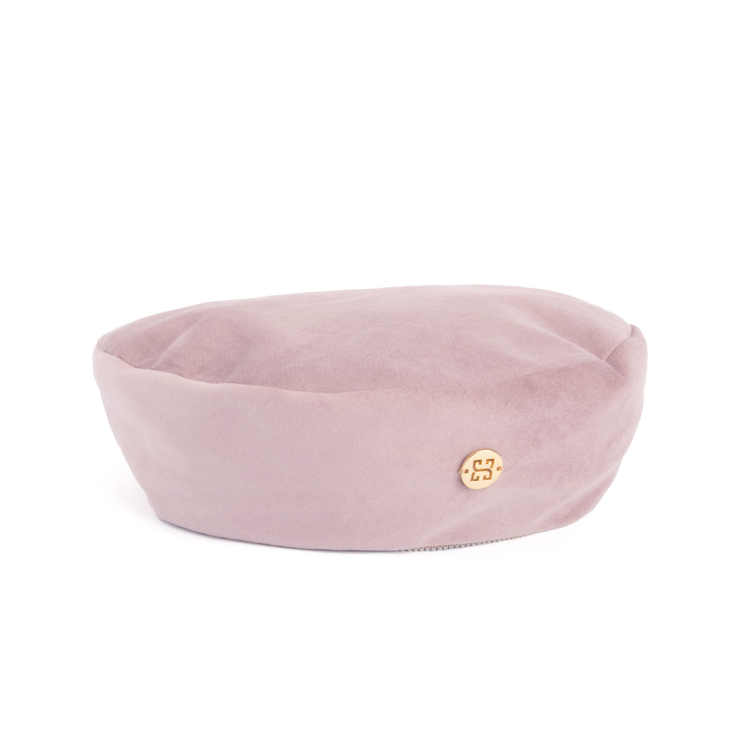 Audrey - Light Pink Velvet Beret Hat | SIBI Hats | Wolf & Badger