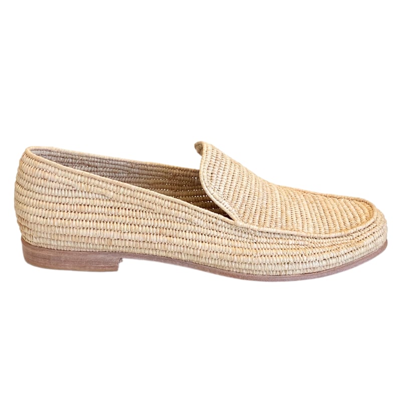 Ocelot Market Neutrals Men's Raffia Loafer In Natural