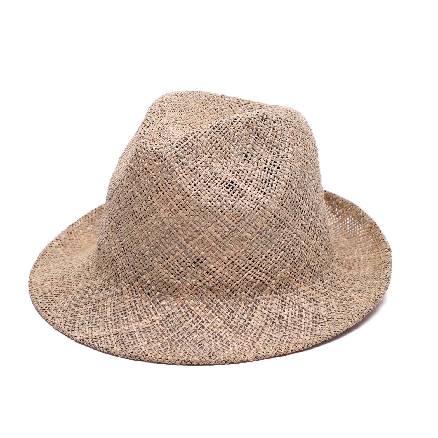 Women’s Neutrals Classic Elegant Straw Fedora Hat Small Justine Hats