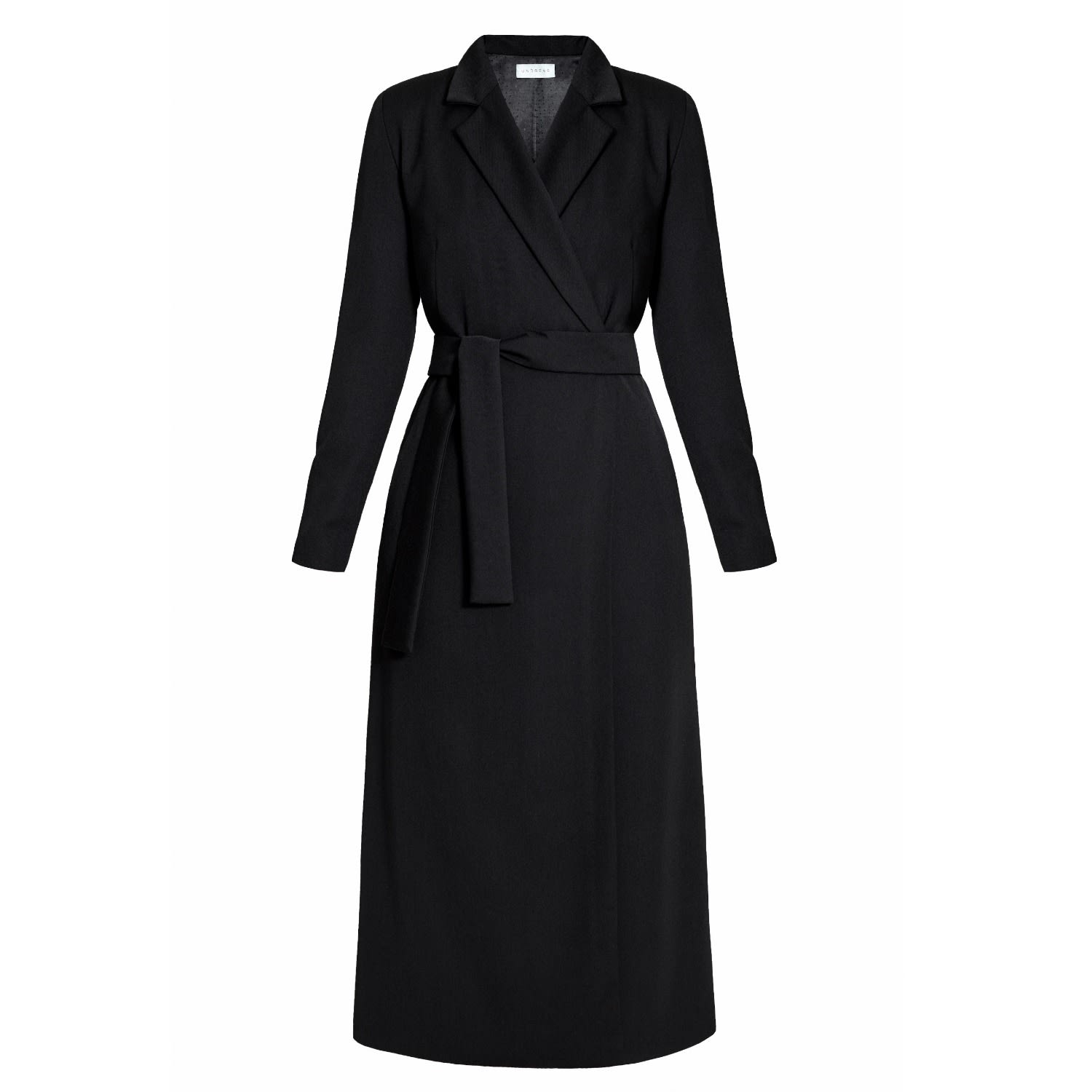 black blazer midi dress