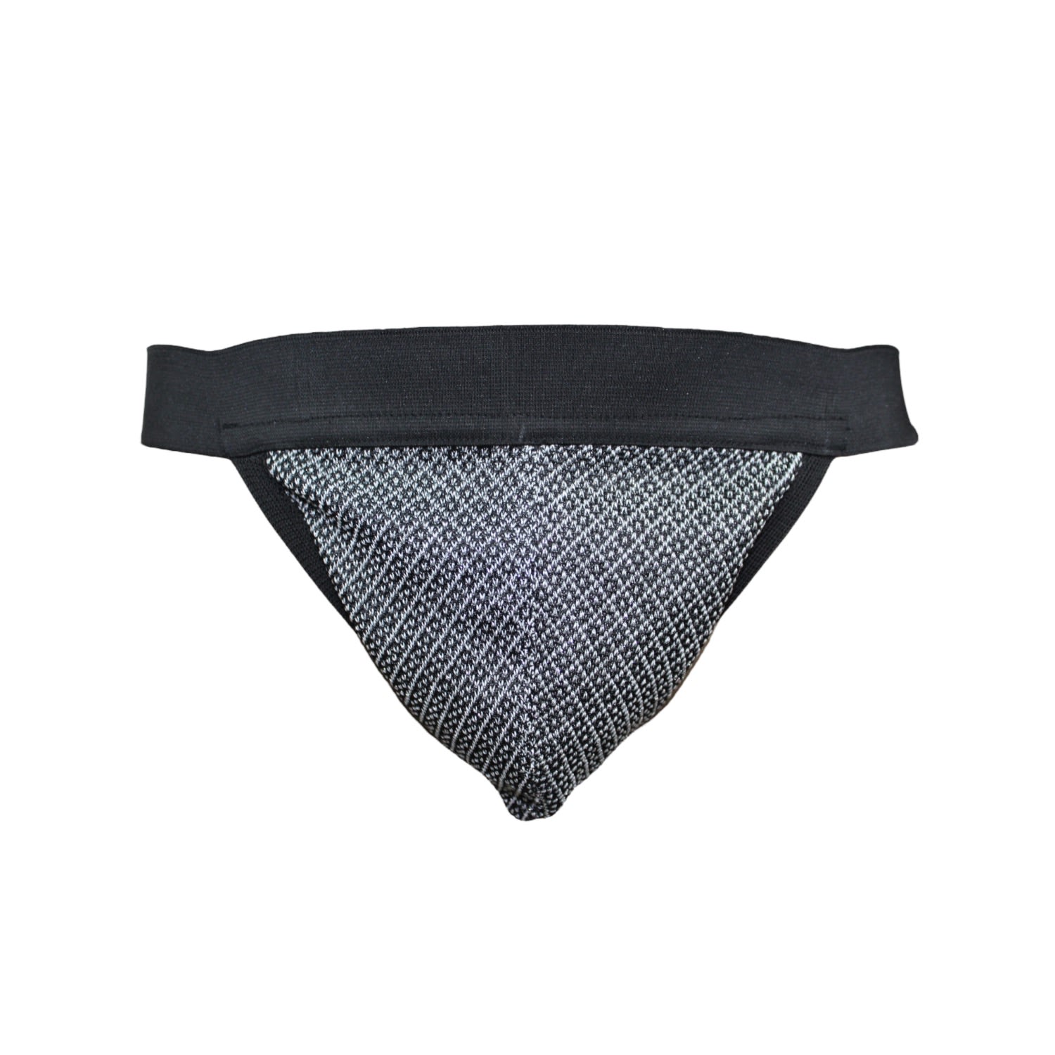 Maria Aristidou Men's Black / Silver Leo In-sight Jockstrap - Black, Silver In Black/silver