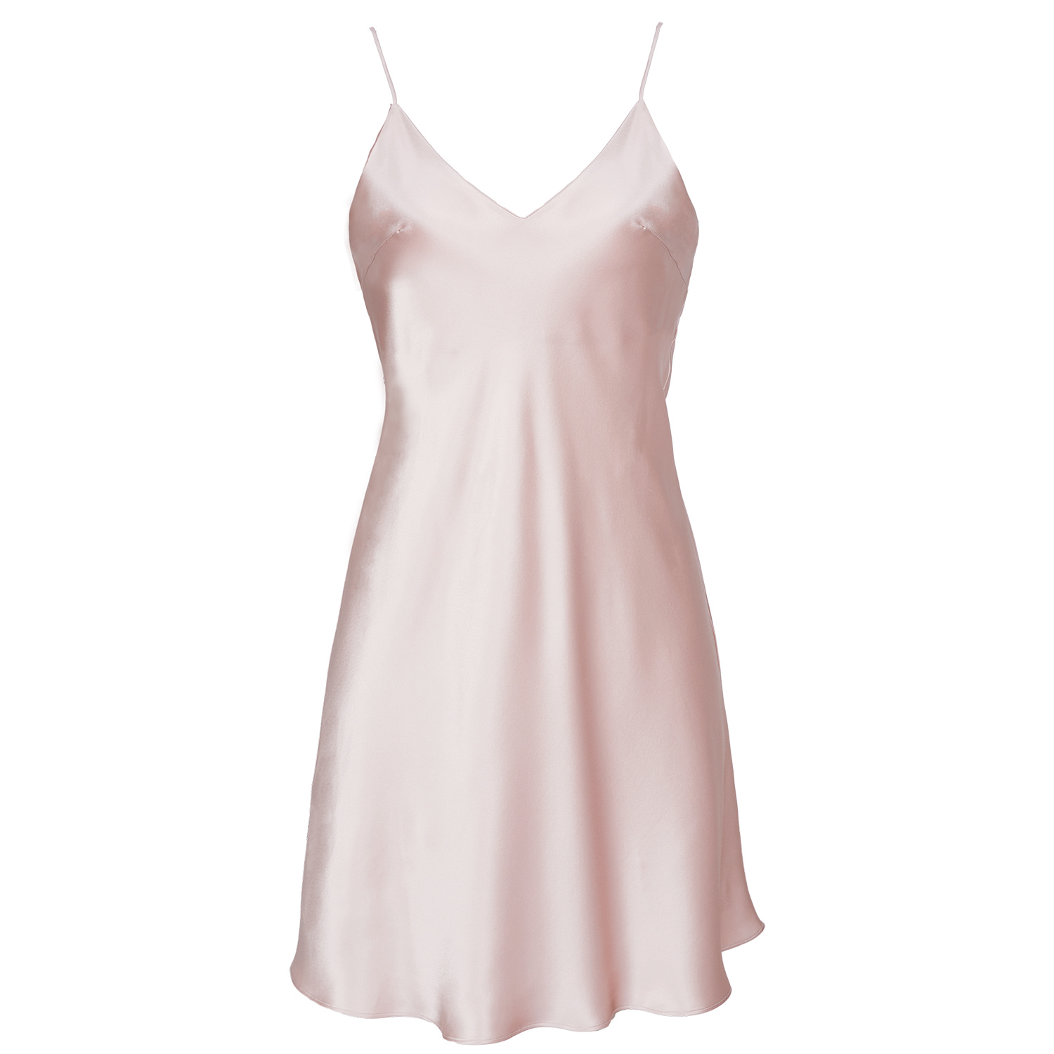 Manito Women's Basal Silk Slip Dress - Soft Pink In Pink