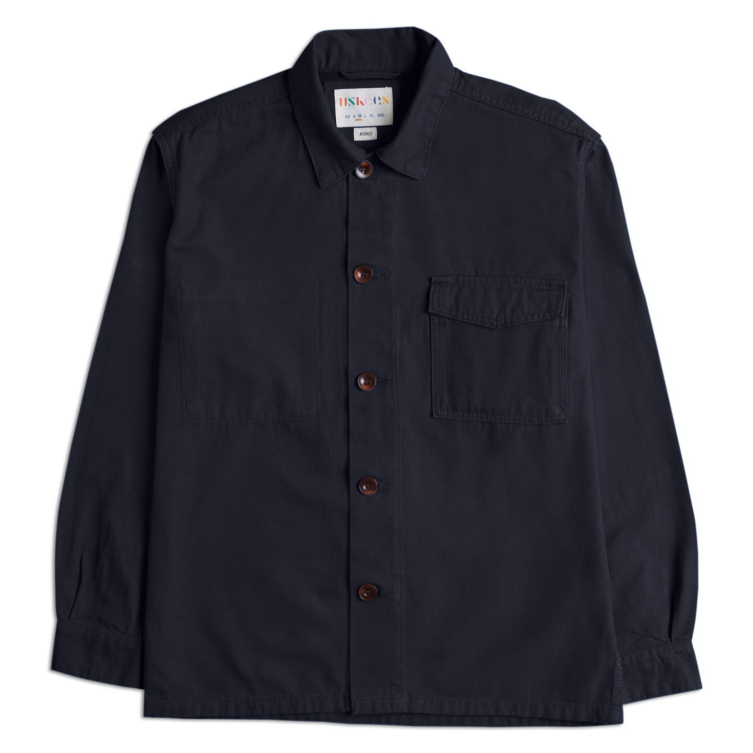 Men’s The 3003 Buttoned Workshirt - Midnight Blue Medium Uskees