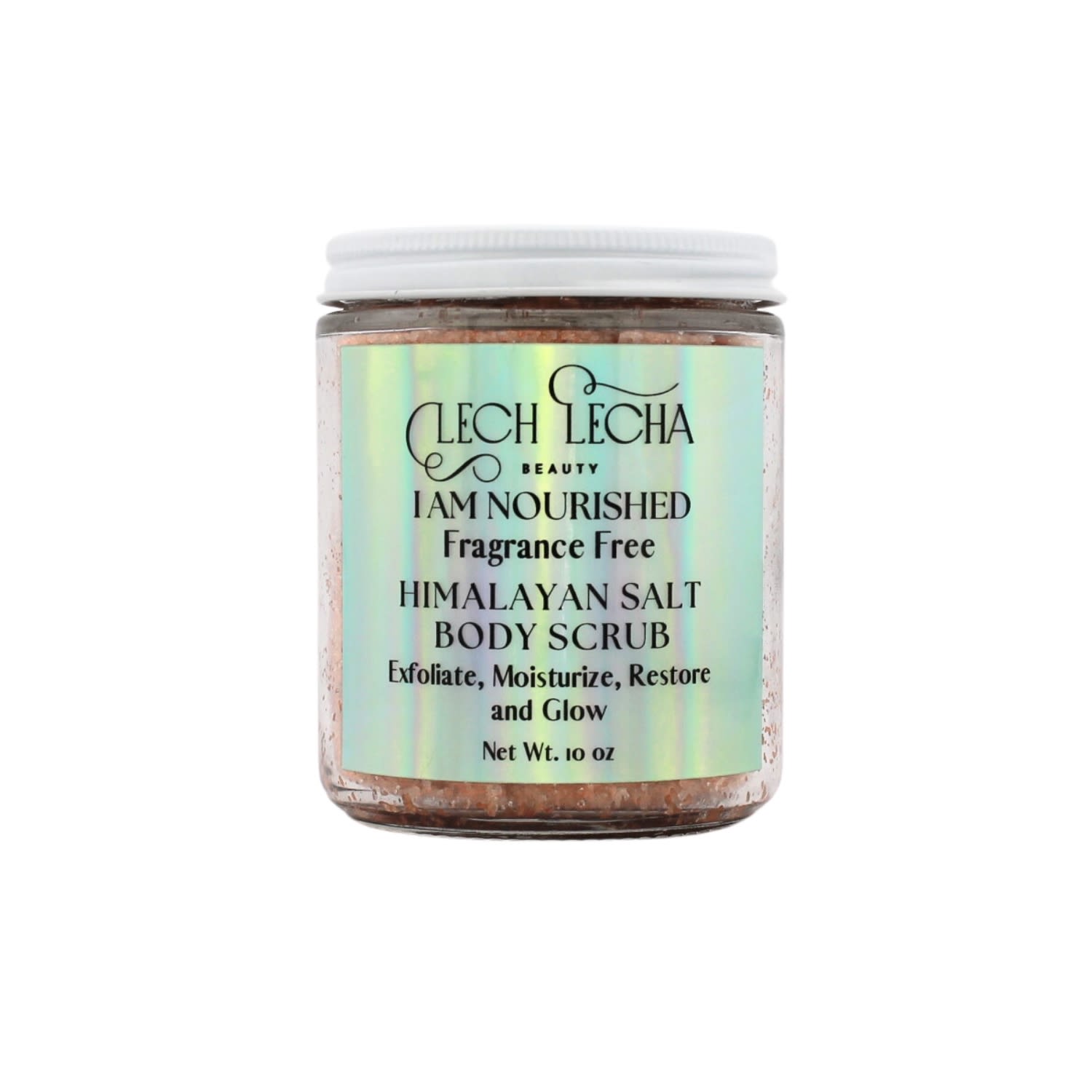 Pink / Purple I Am Nourished Fragrance Free Himalayan Salt Body Scrub Large Lech Lecha Beauty