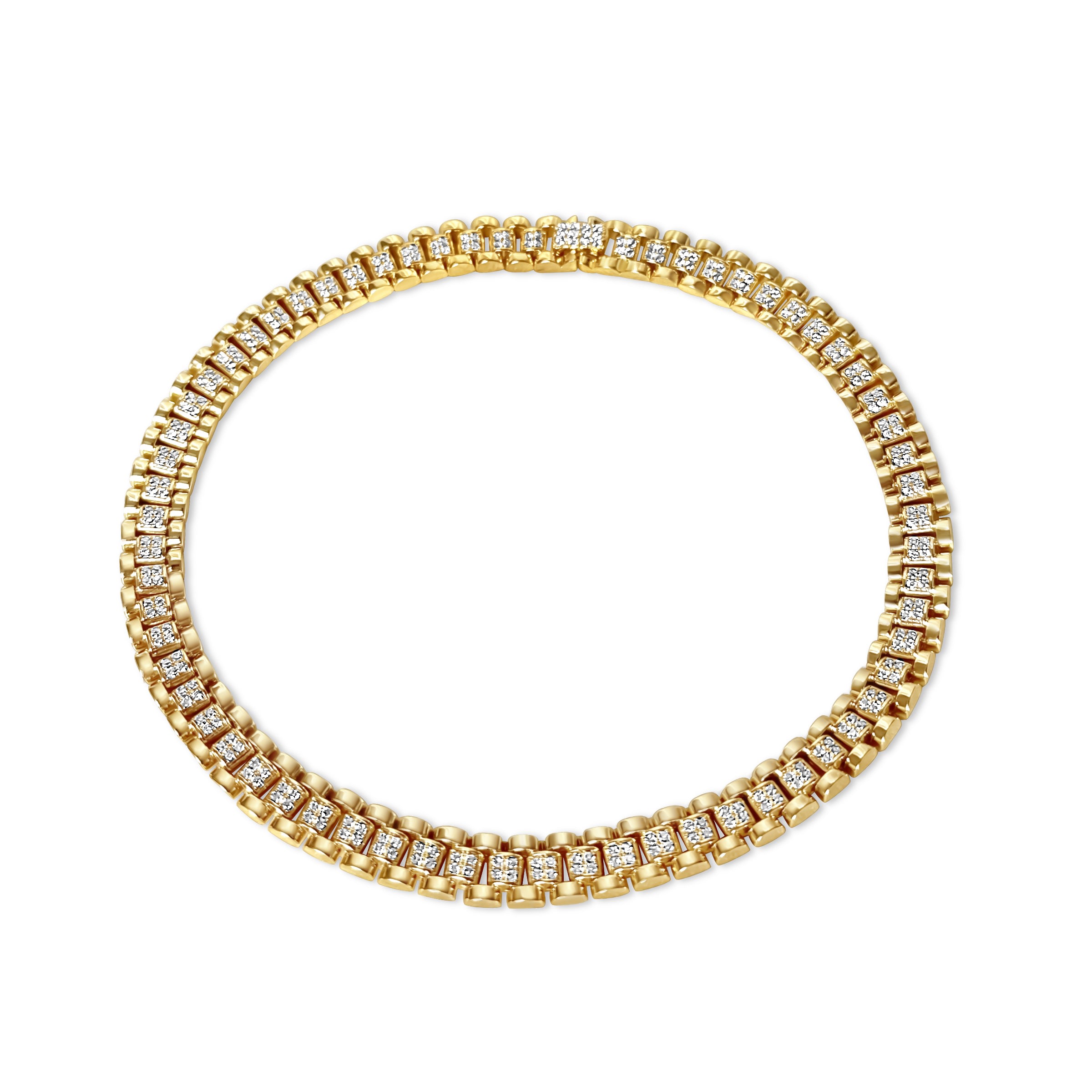 Anisa Sojka Women's Gold Cubic Zirconia Watch Band Necklace In Burgundy