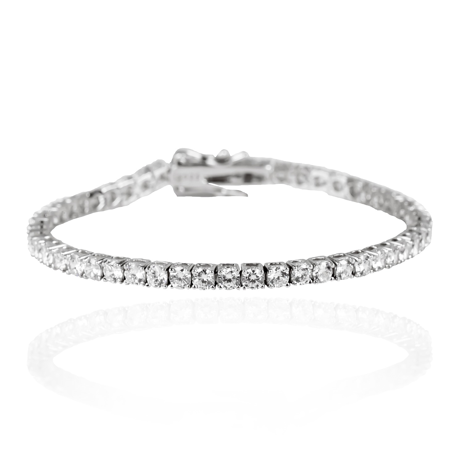 3MM Classic Tennis Bracelet | Ep Designs | Wolf & Badger 3MM Classic Tennis Bracelet | Ep Designs | Wolf & Badger