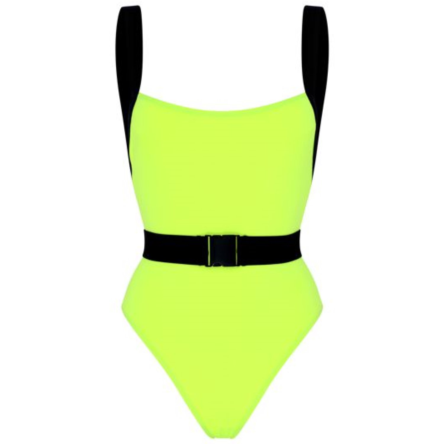 Women’s Yellow / Orange Neon Yellow Miami Swimsuit Extra Small Noire Swimwear