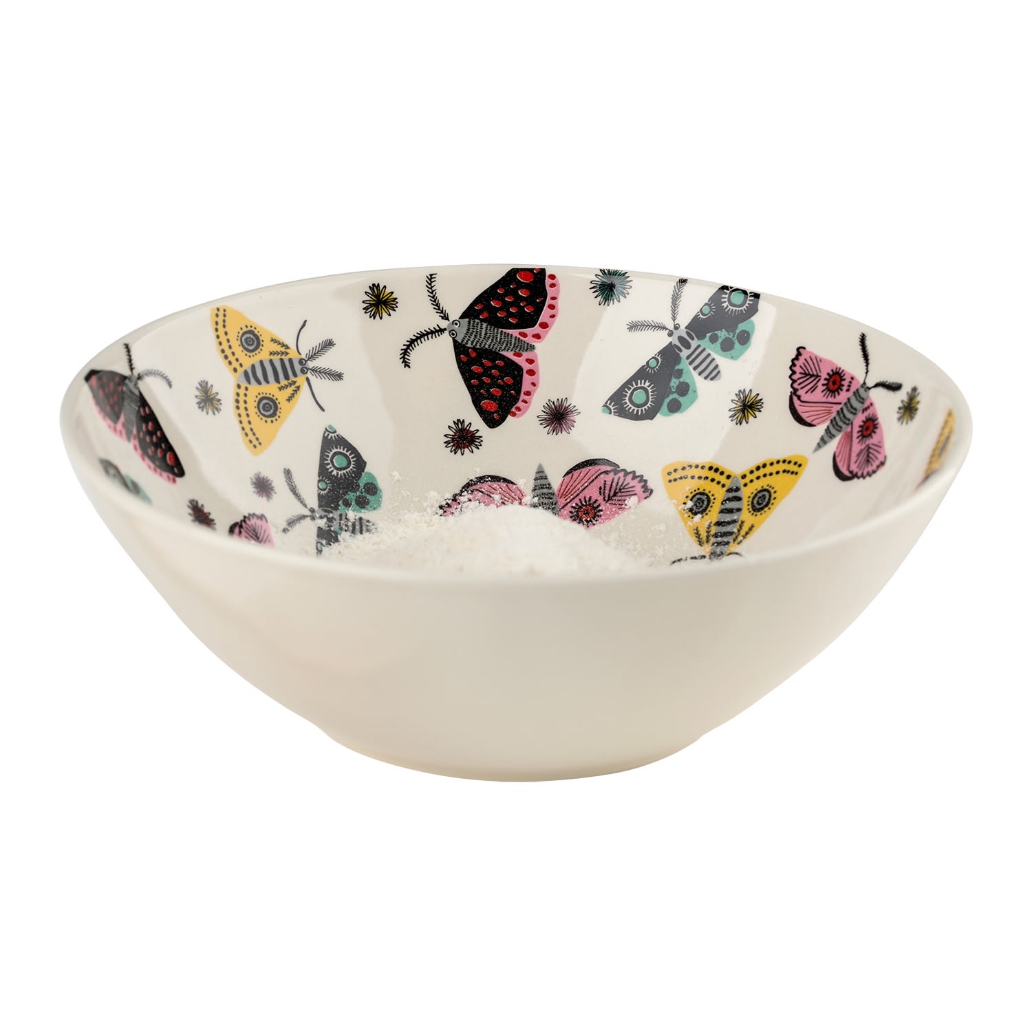 Hannah Turner Moth Serving Bowl In Multi