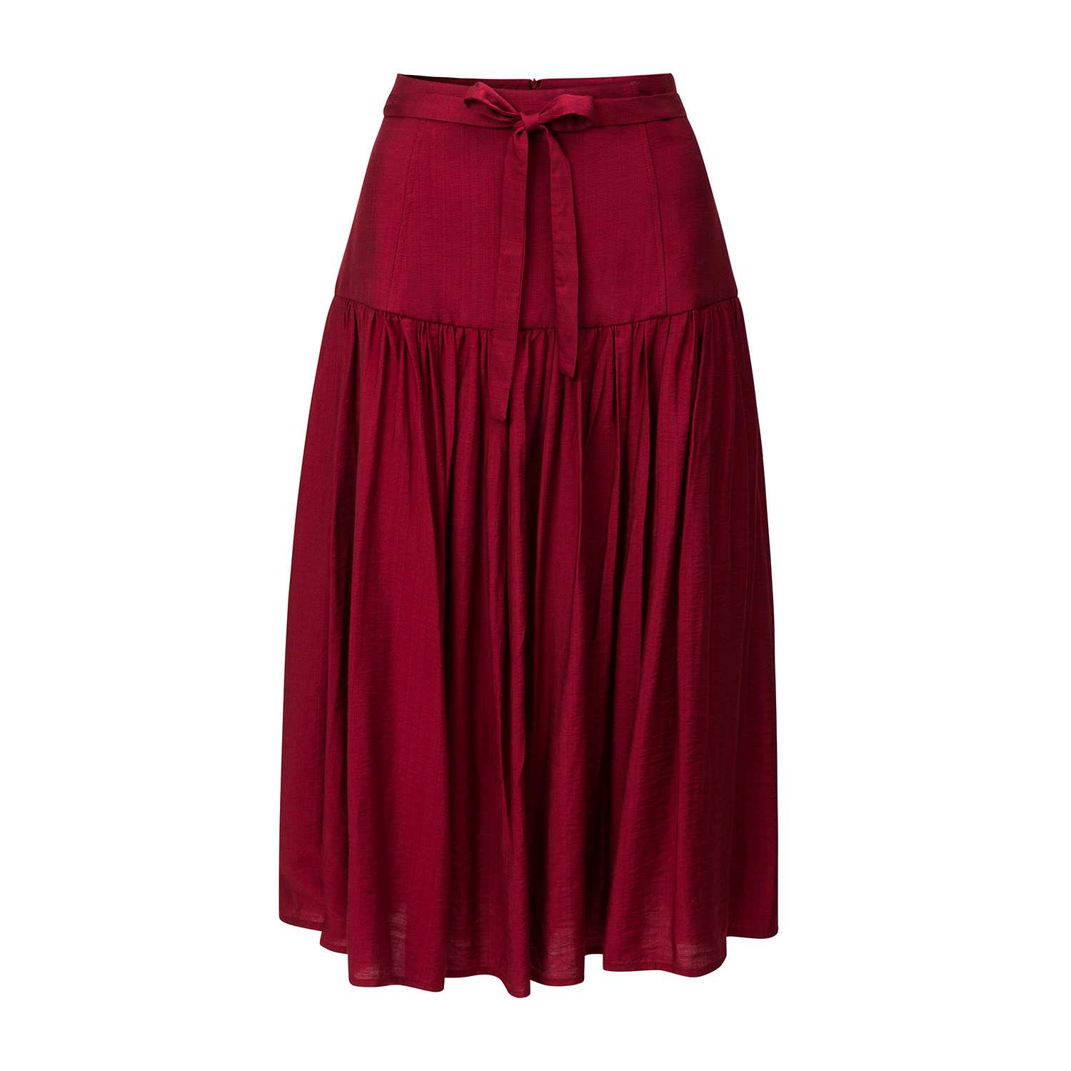 La Femme Mimi Women's Gothic Romantic Red Skirt In Red