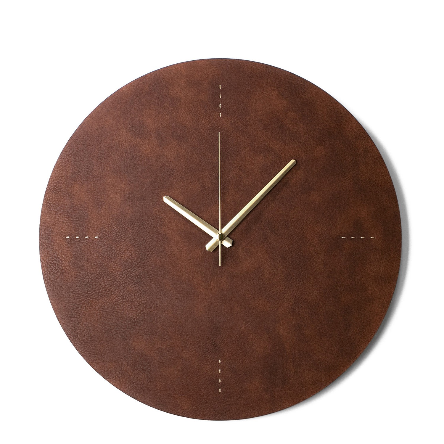 Minimal Wall Clock - Brown Medium Roarcraft