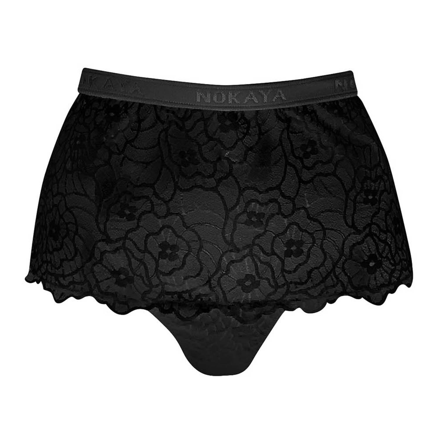 Nokaya Women's Born In Ukraine High Waist Briefs - Black In Black