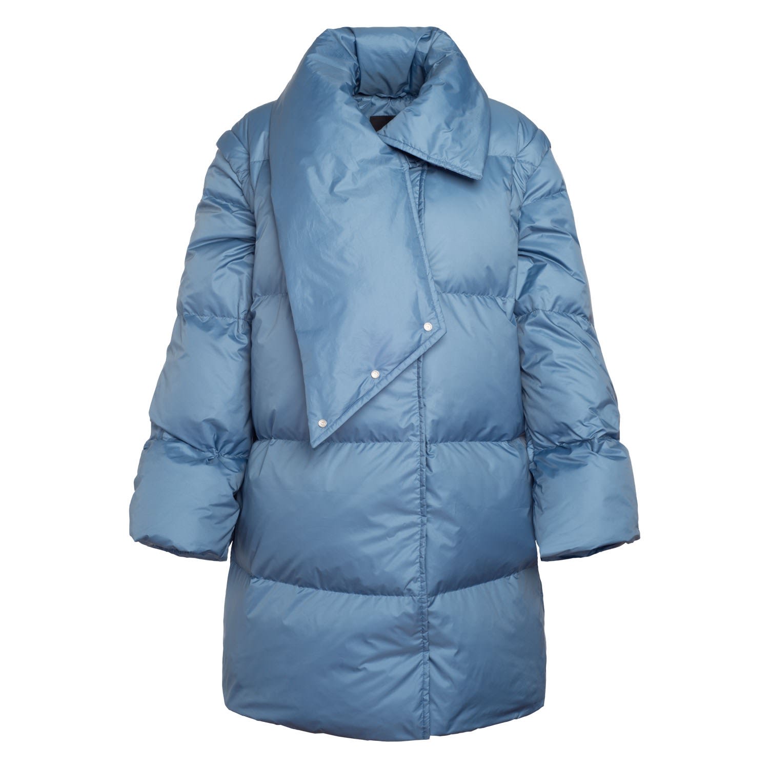 Women’s Rhea Down Feather Puffer Coat-Ice Blue Small Cukovy