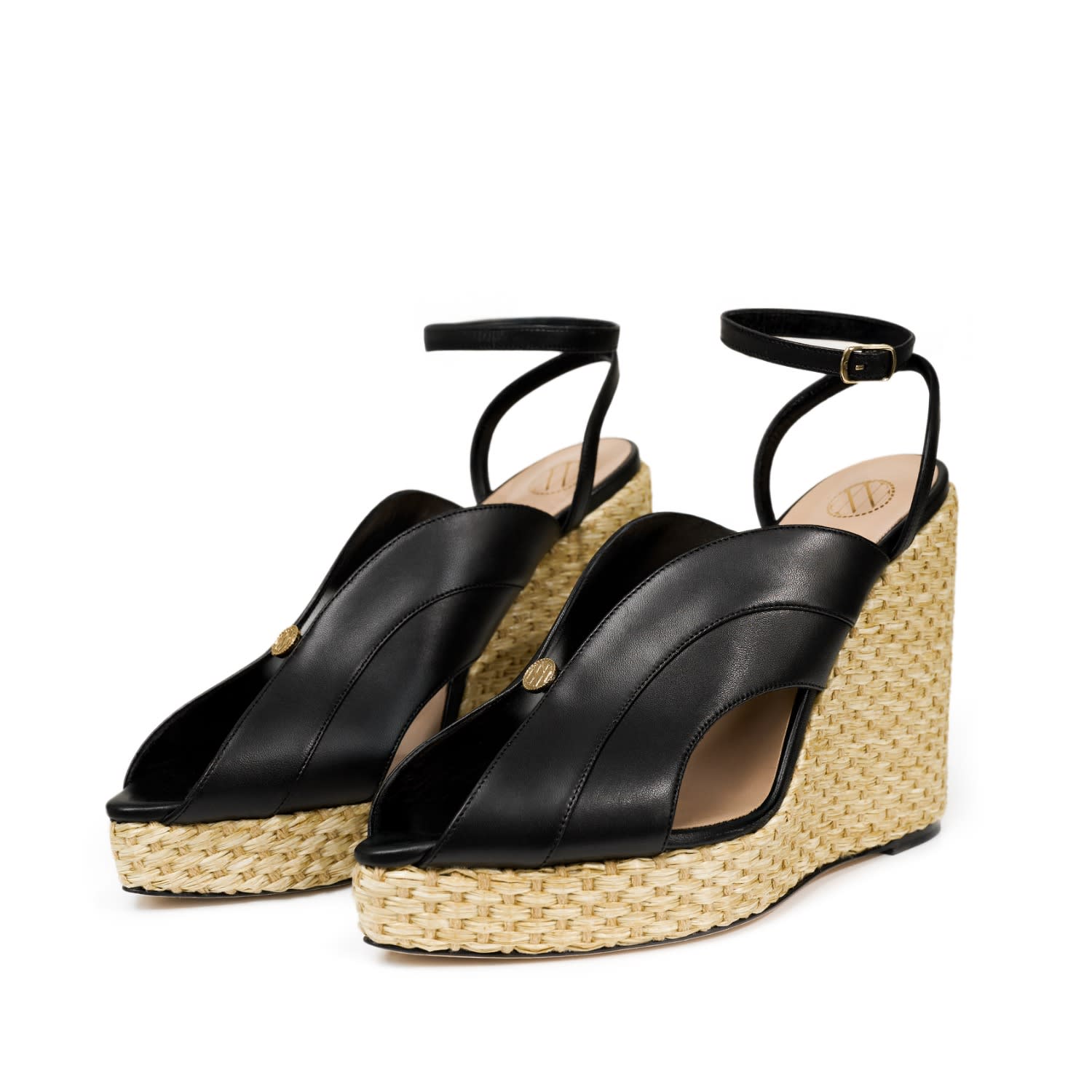 Noushella Women's Anya Wedge In Black In Black