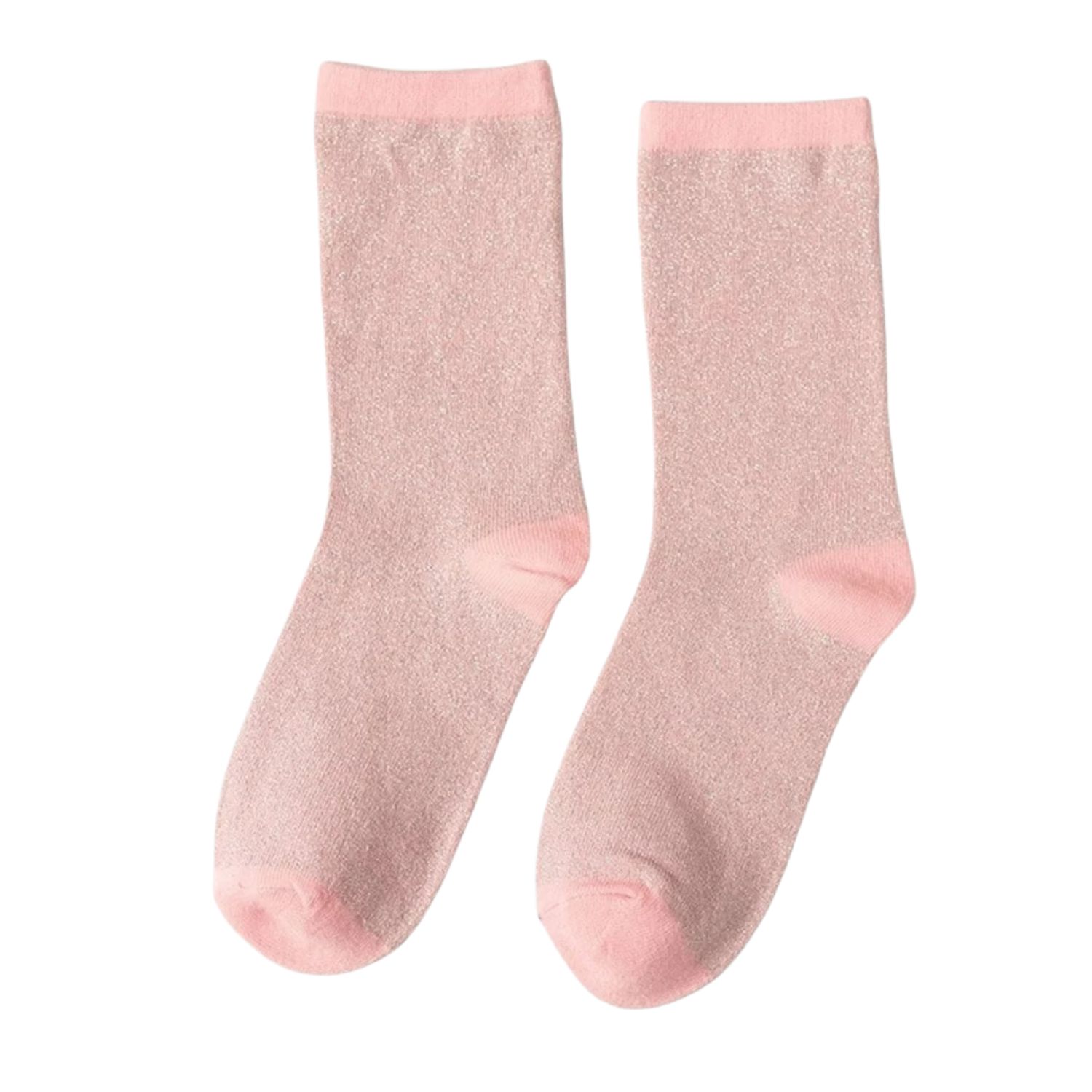 High Heel Jungle By Kathryn Eisman Women's Lurex Trouse Sock - Pink In Pink