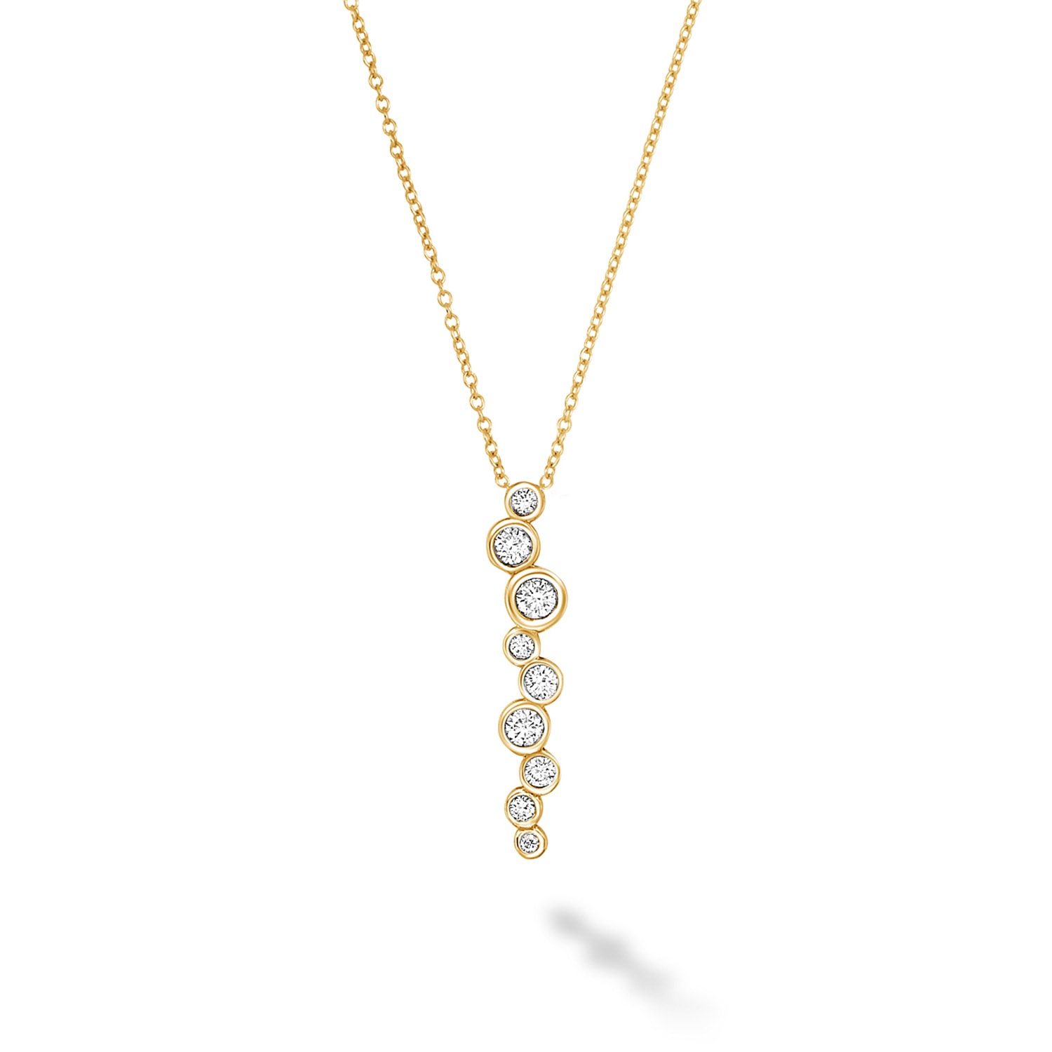 Dower & Hall Women's Gold & Diamond Long Cascade Pendant In Gold