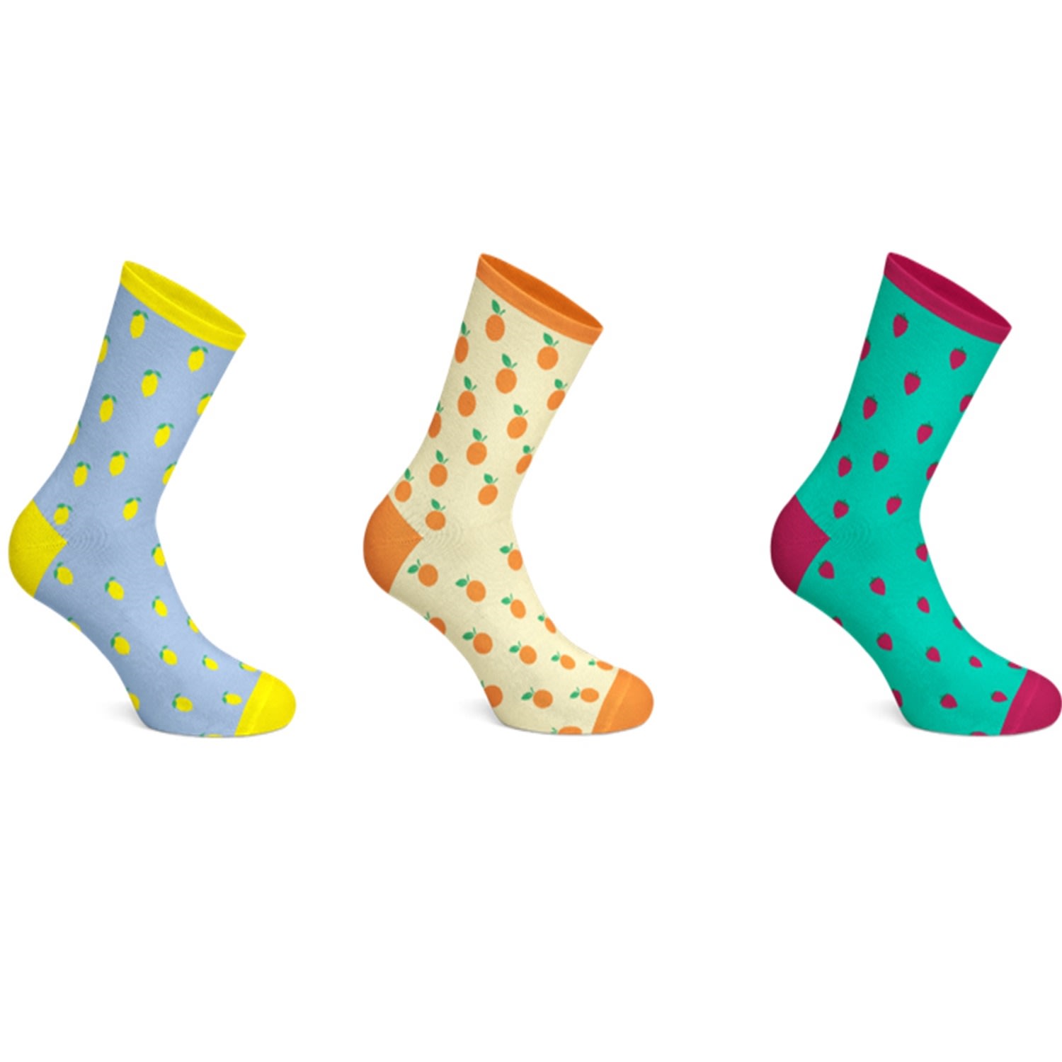 Colourful Fruit Pattern Egyptian Cotton Men’s Socks Persona