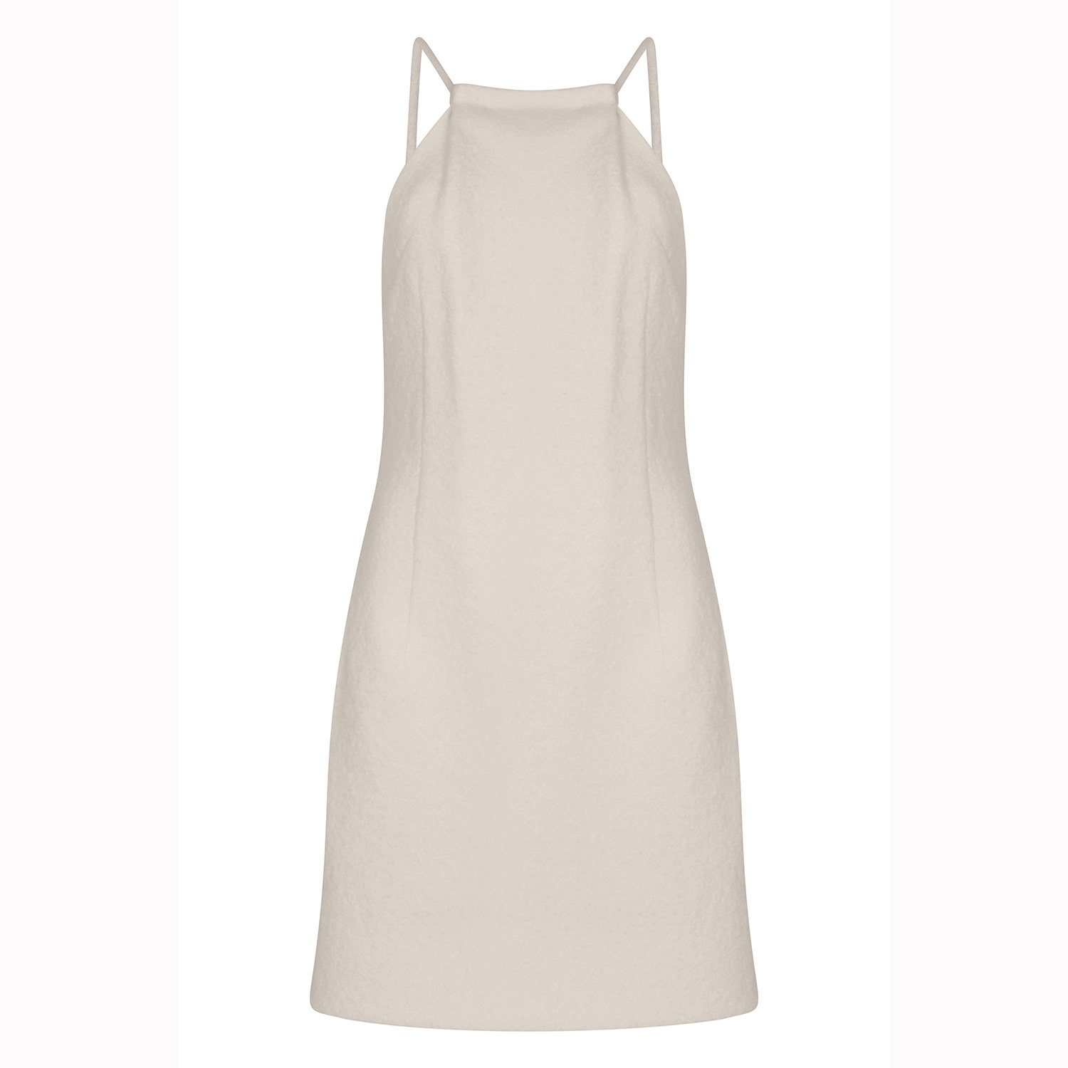 Women's White Eva The Ivory Knee Length Evening Dress | Small | F.j.k by Farah Kadhimi