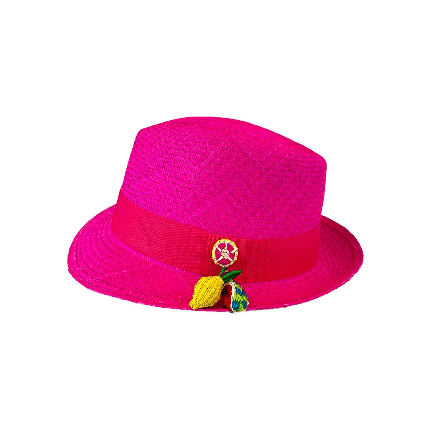 pink panama hat