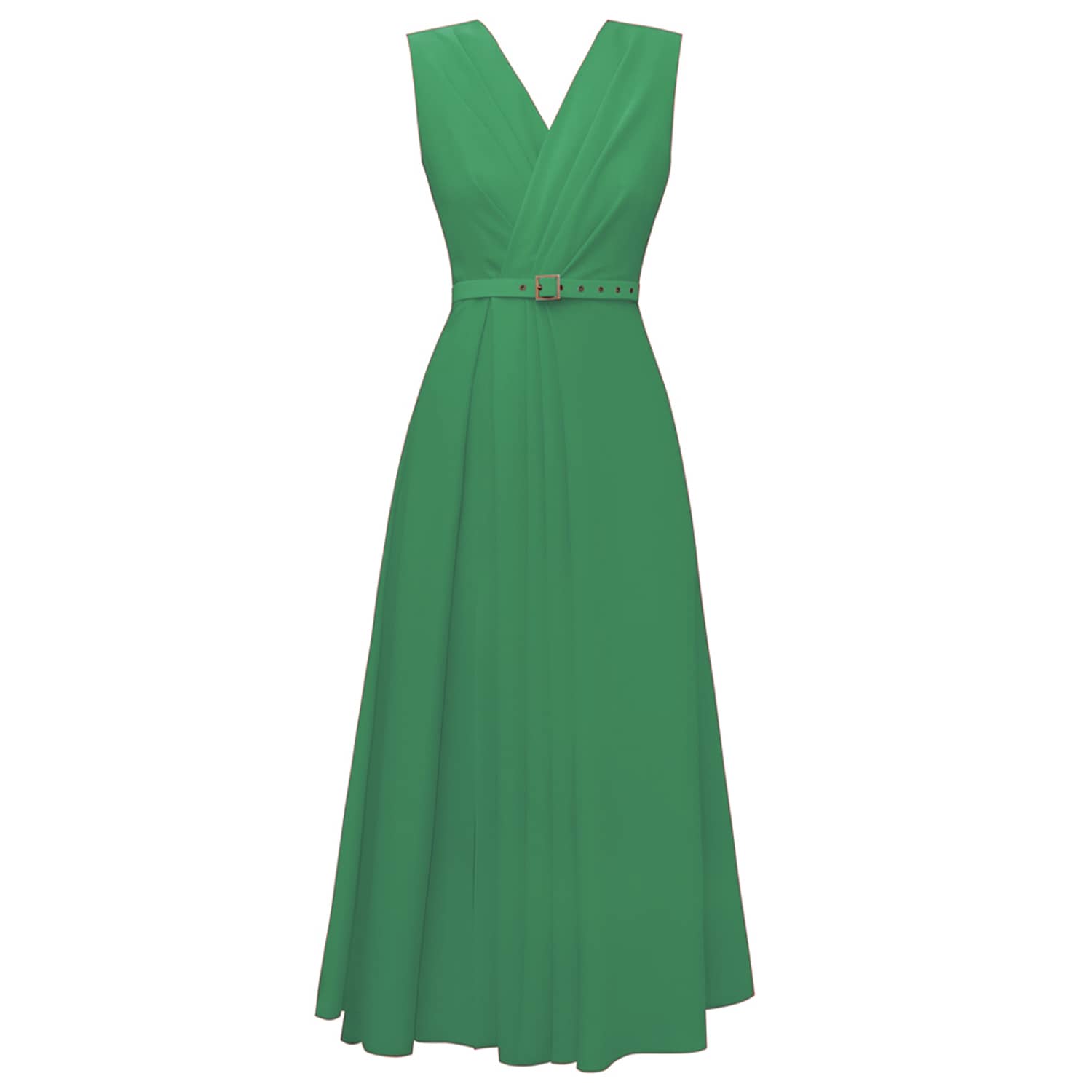 green midi cocktail dress Emery Dark grade finish from every angle Mac Duggal Floral Beaded Mesh