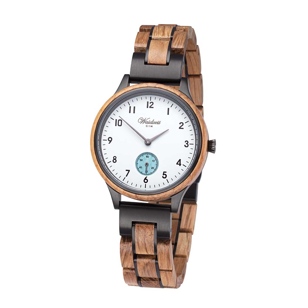 Women’s Blue / Black / Brown Gin White Ice Watch Waidzeit