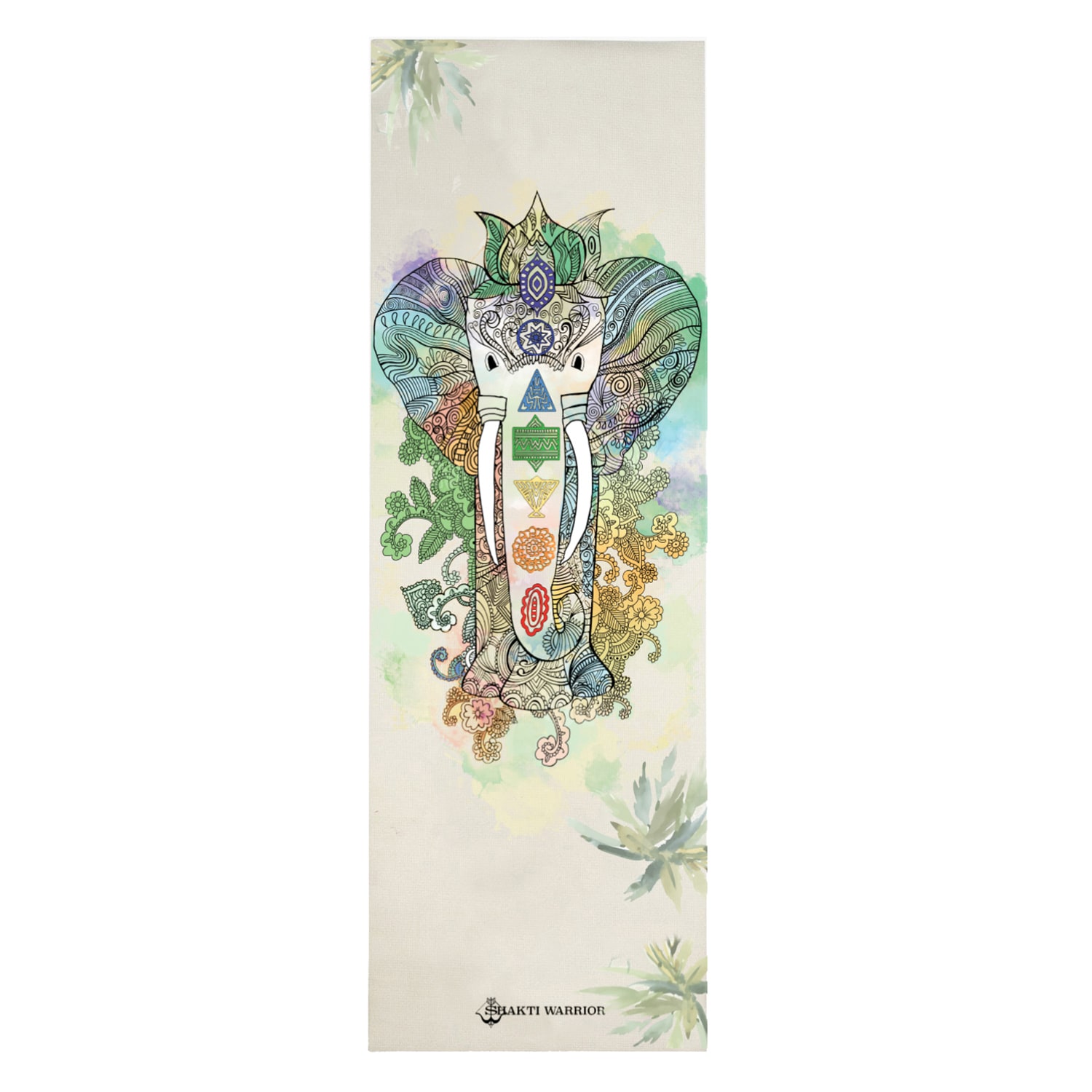 Women’s Tpe Yoga Mat - Samskara One Size Shakti Warrior