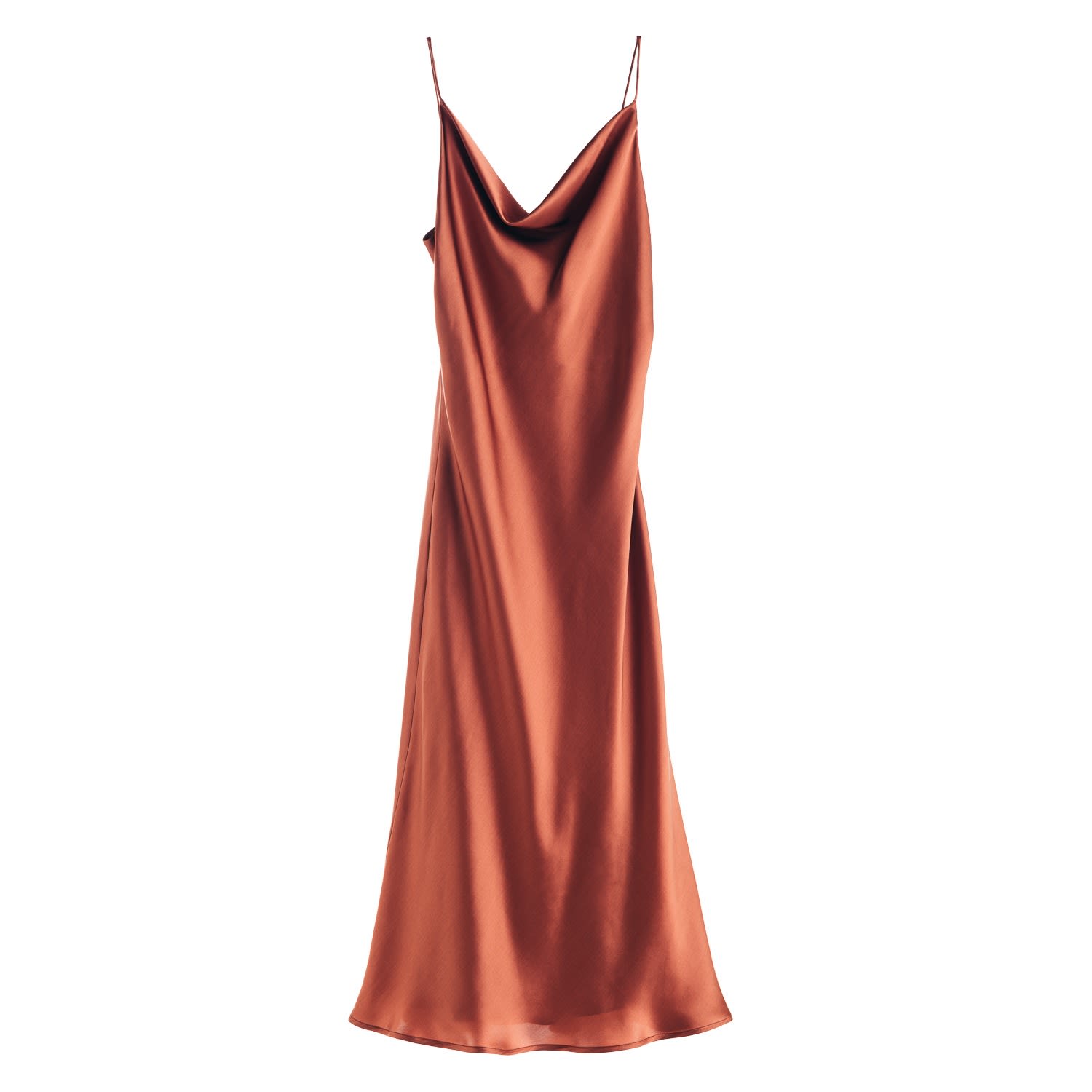 Mionè Women's Midi Silk Slip Dress - Brown In Brown