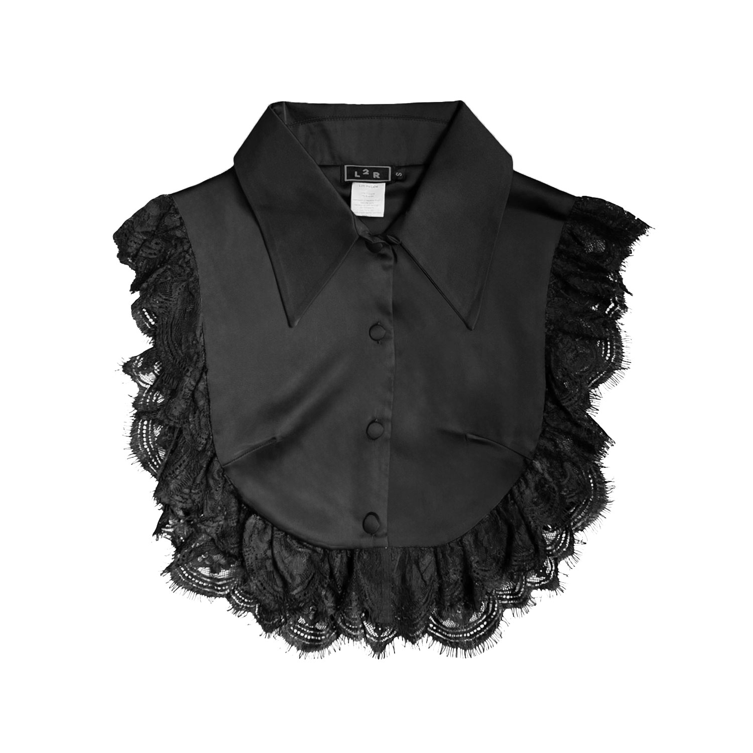 L2r The Label Women's Amal Draped Satin Top In Black