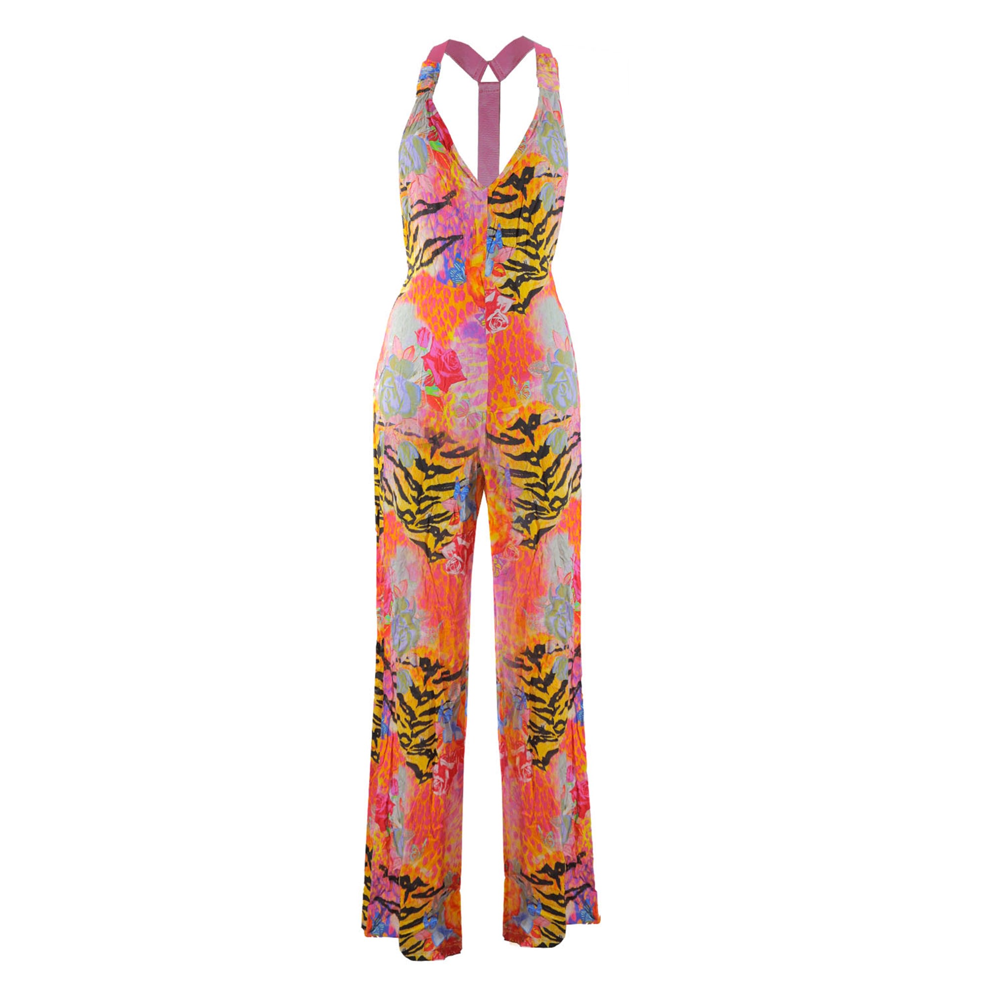 Women’s Rambler Hypnotize Jumpsuit In Animal Print Large Elsie & Fred