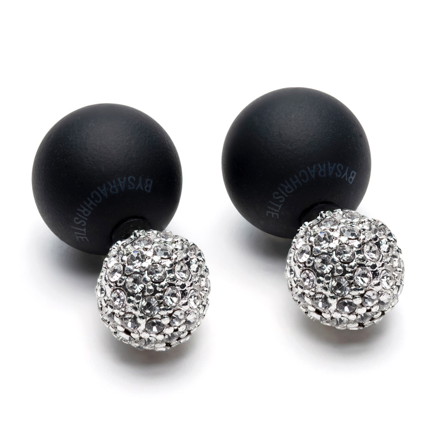 Women’s Black / Silver The Duchess - Opposites Attract - Jet + Crystal Bysarachristie