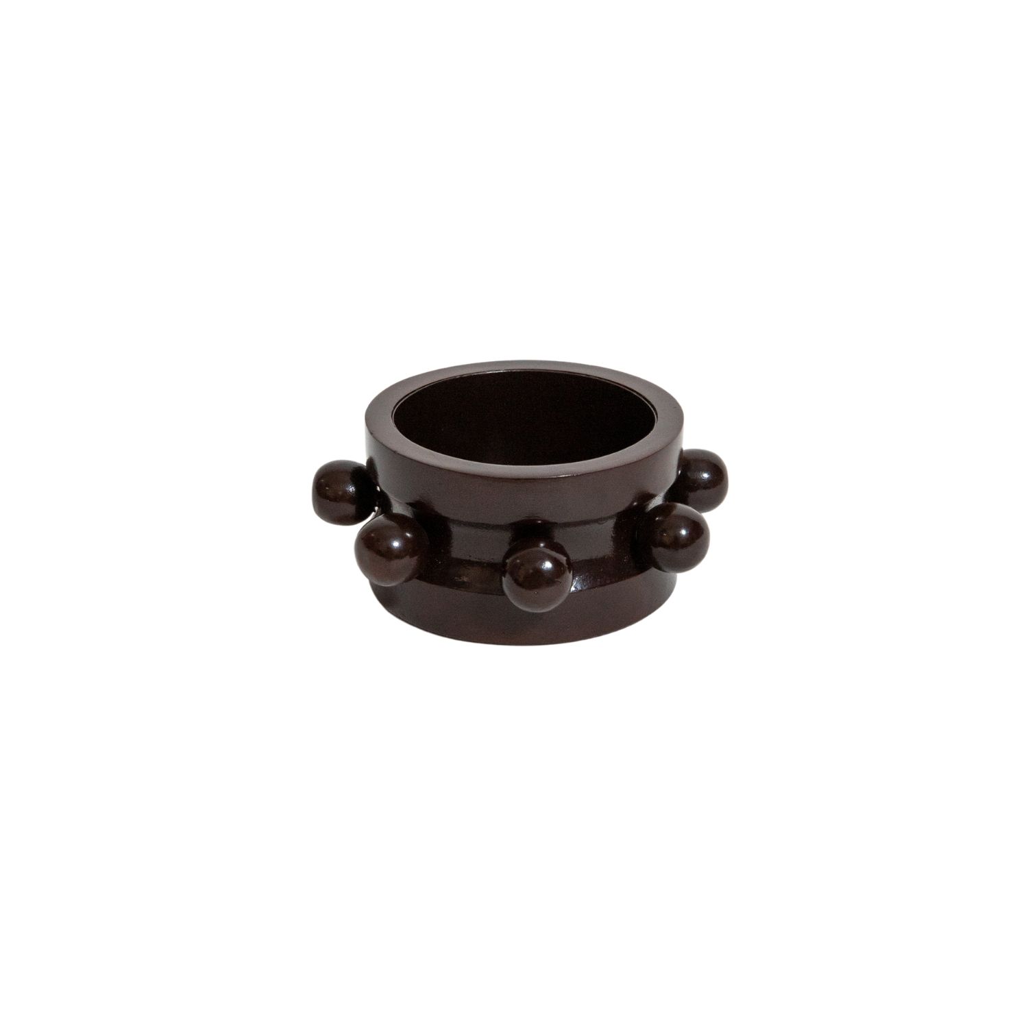 Ifsthetic Brown Kaiba Candle Holder In Brown