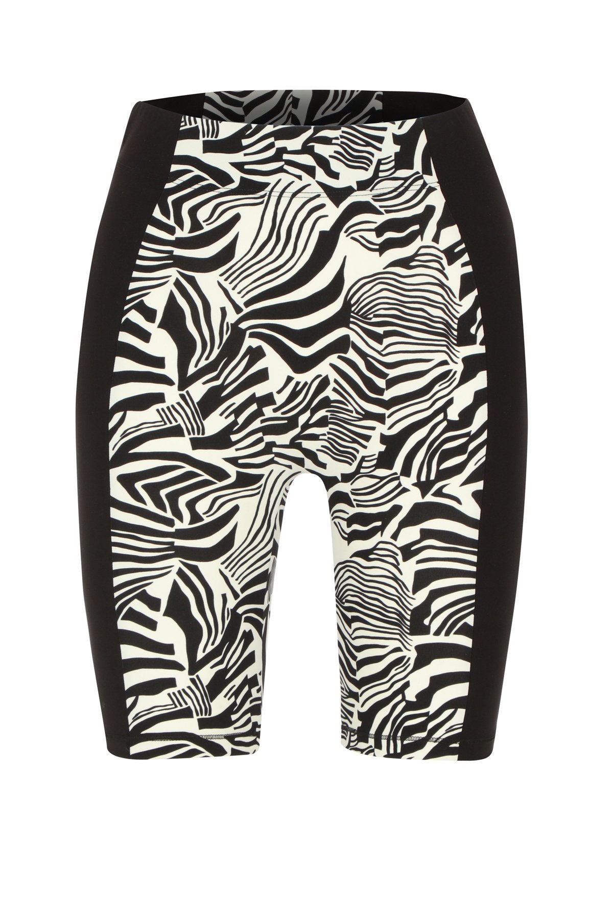 Khéla The Label Women's Contour Biker Leggings Zebra In Black