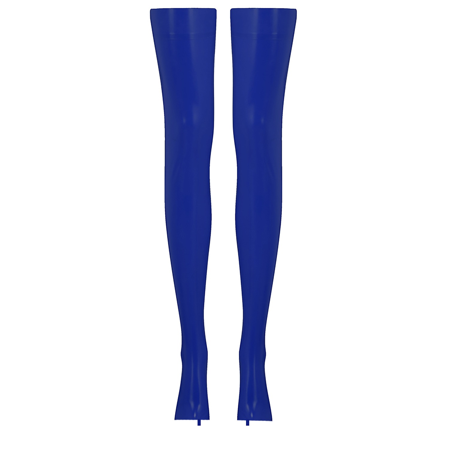 Latex Stockings - Blue | Elissa Poppy | Wolf & Badger