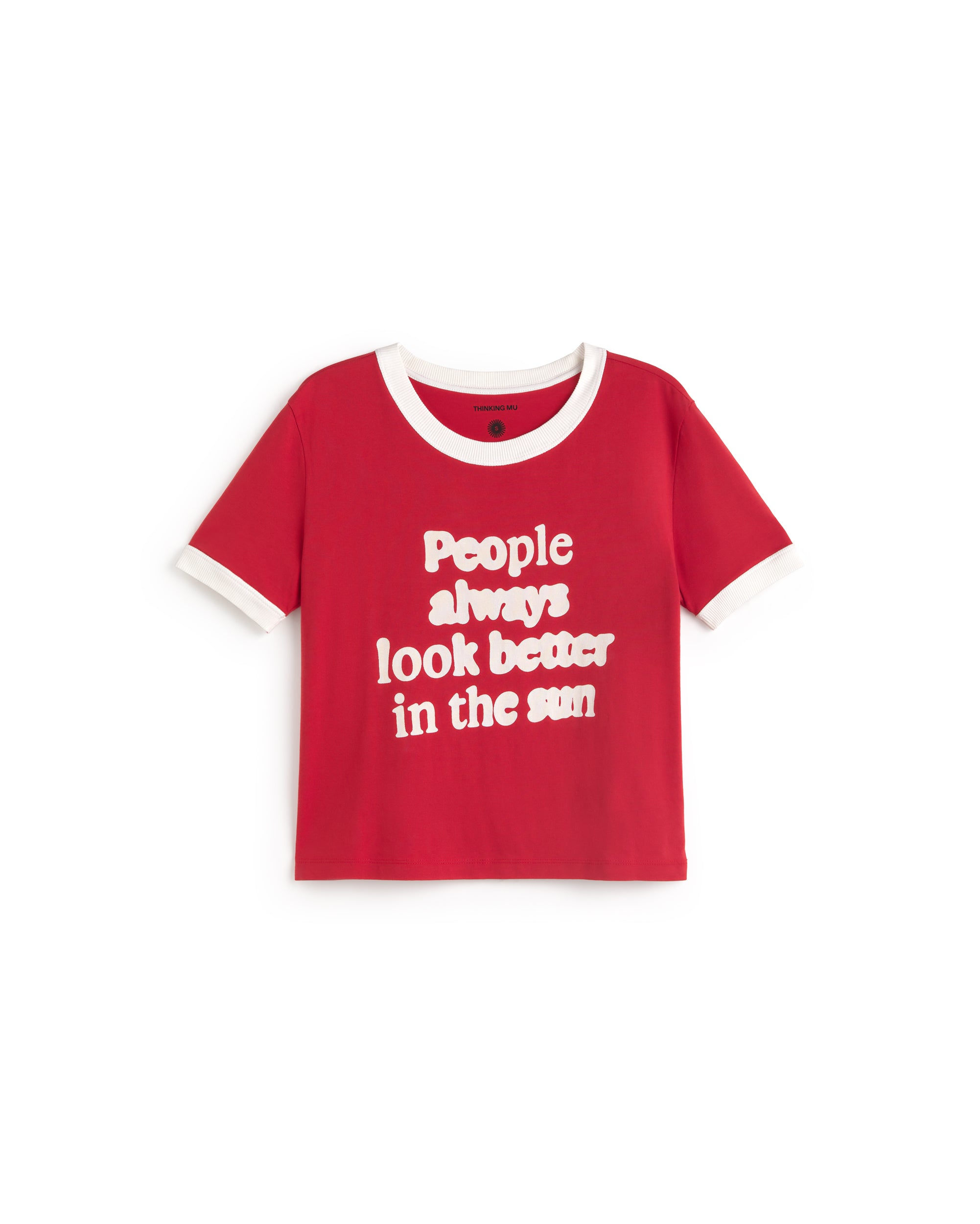 Thinking Mu Women's Red People Zowie R T-shirt