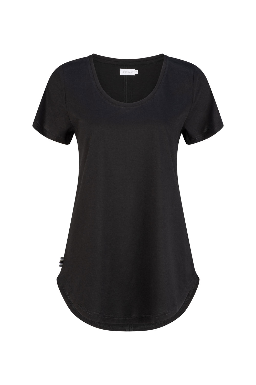Dref By D Women's London Fitted Cotton Tee - Black