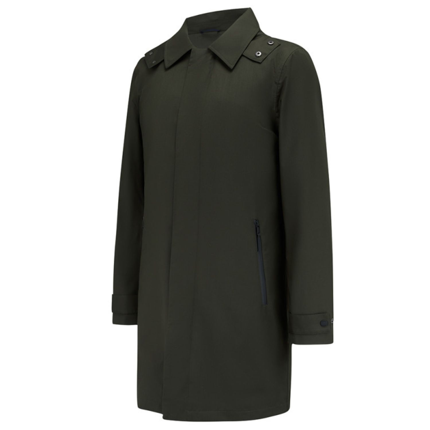 Guards London Men's Picton Lightweight Mac - Green In Green
