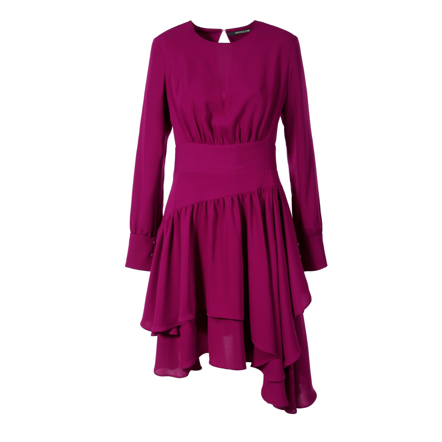 Women’s Pink / Purple Abigail Magenta Mini Dress Extra Small Vikiglow