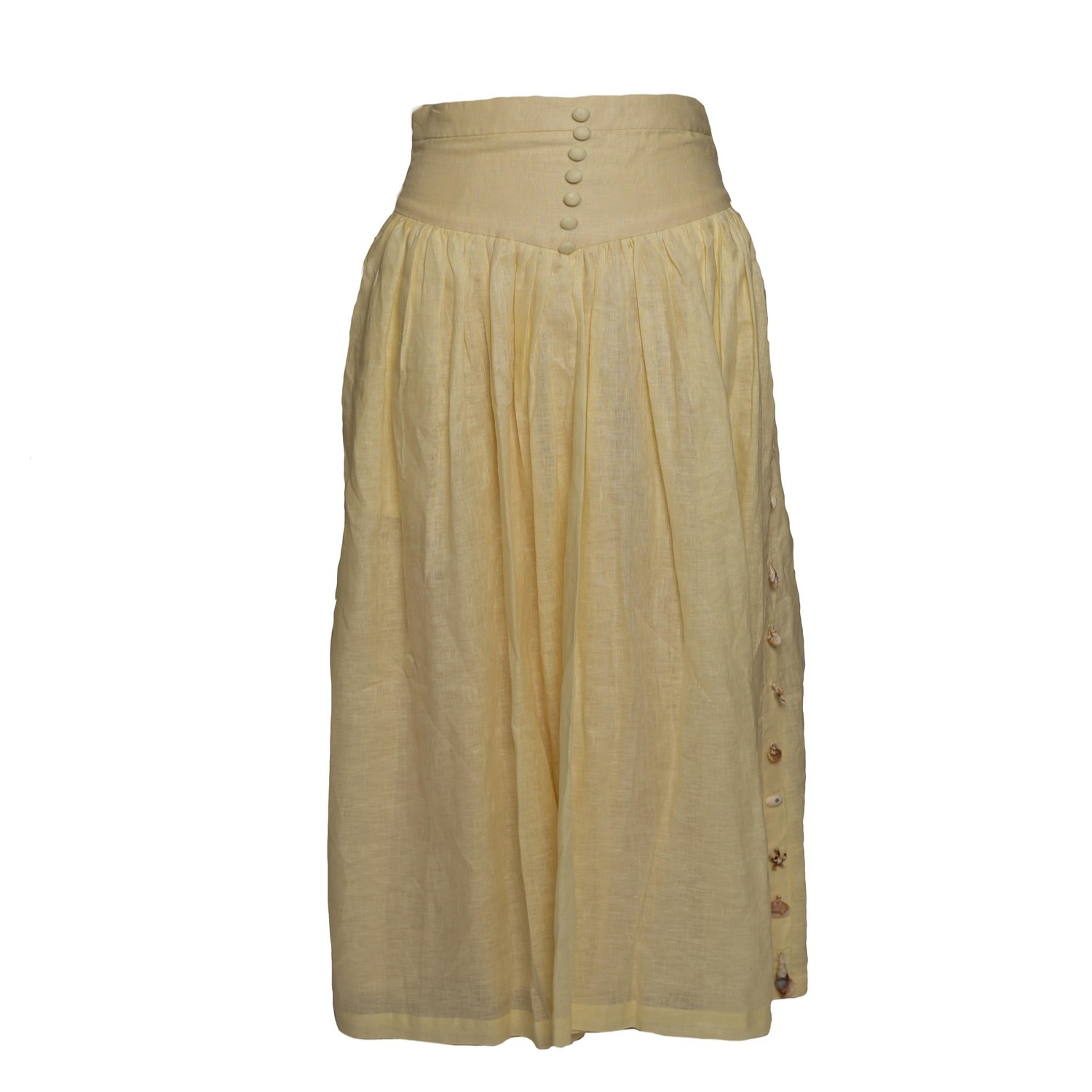 Muda Clothing Fz Llc Women's Ariel Yellow Maxi Skirt In Multi