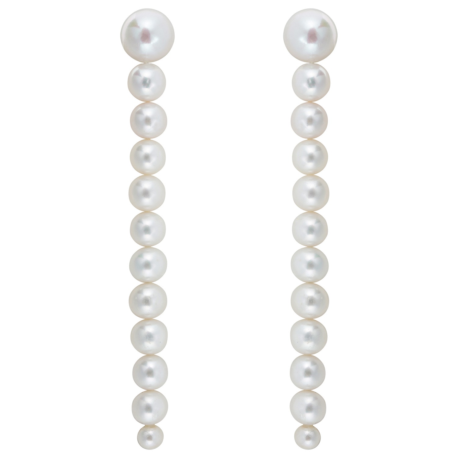 Women’s Gold / White Pluvia Pearl Earrings - Long Ora Pearls