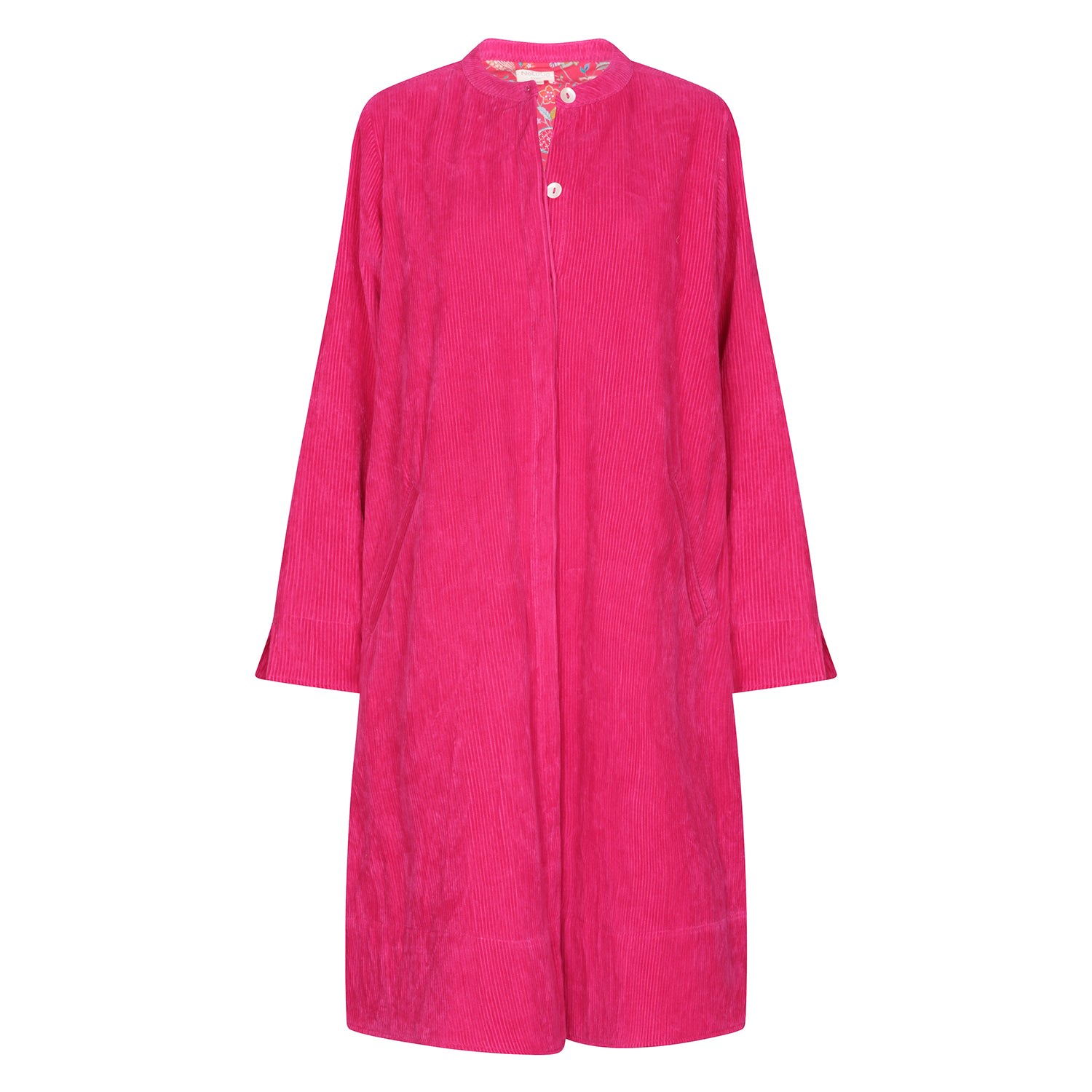 Women’s Pink / Purple Super Mix Coat Cord Cotton - Pink Small Nologo-Chic