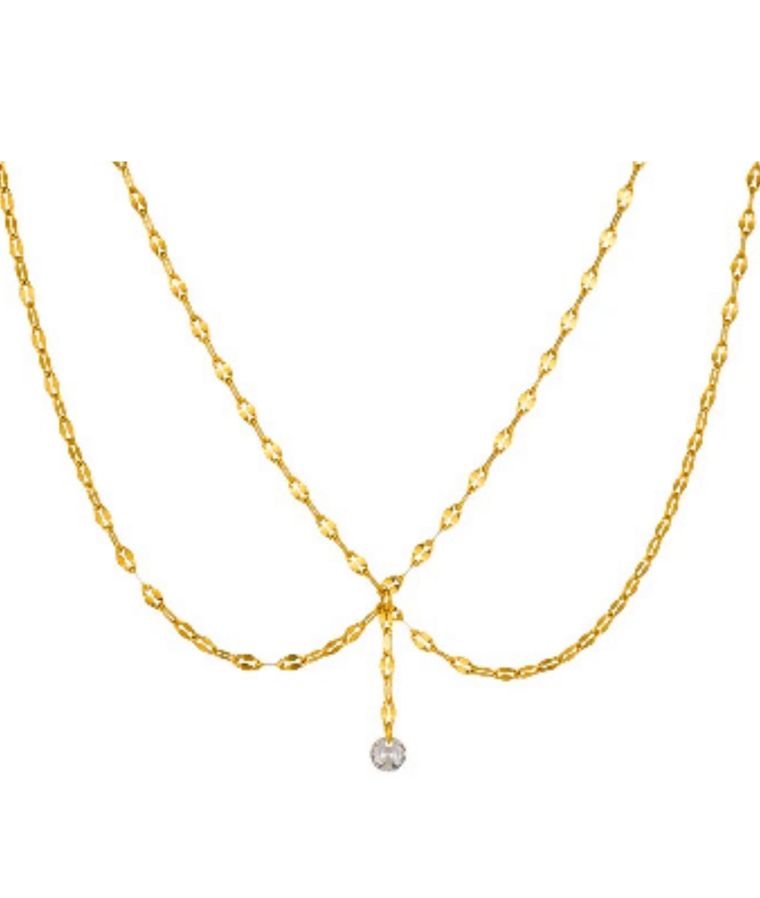 Adriana Pappas Designs Women's Gold Mini Crystal Choker