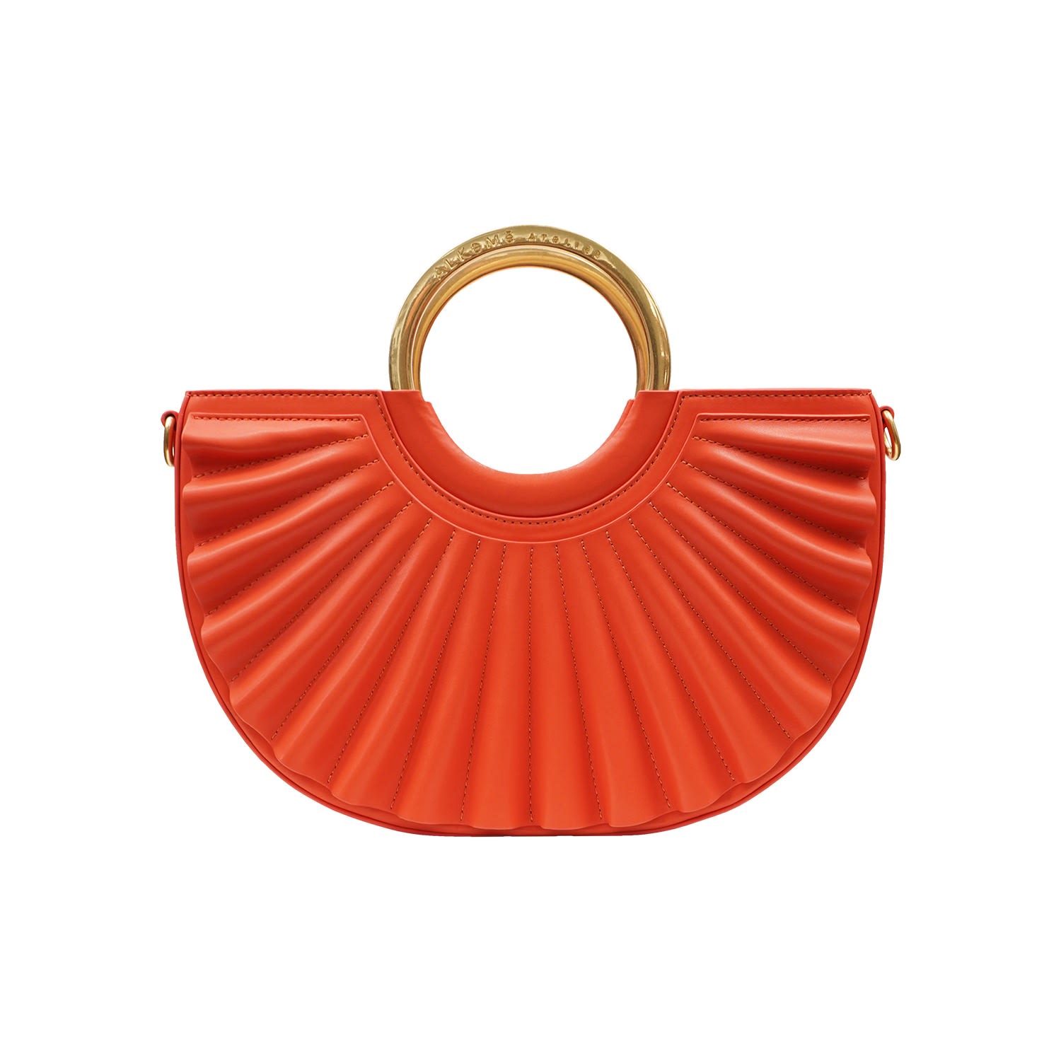 Alkeme Atelier Women's Yellow / Orange Water Moon Cross Body - Orange In Red