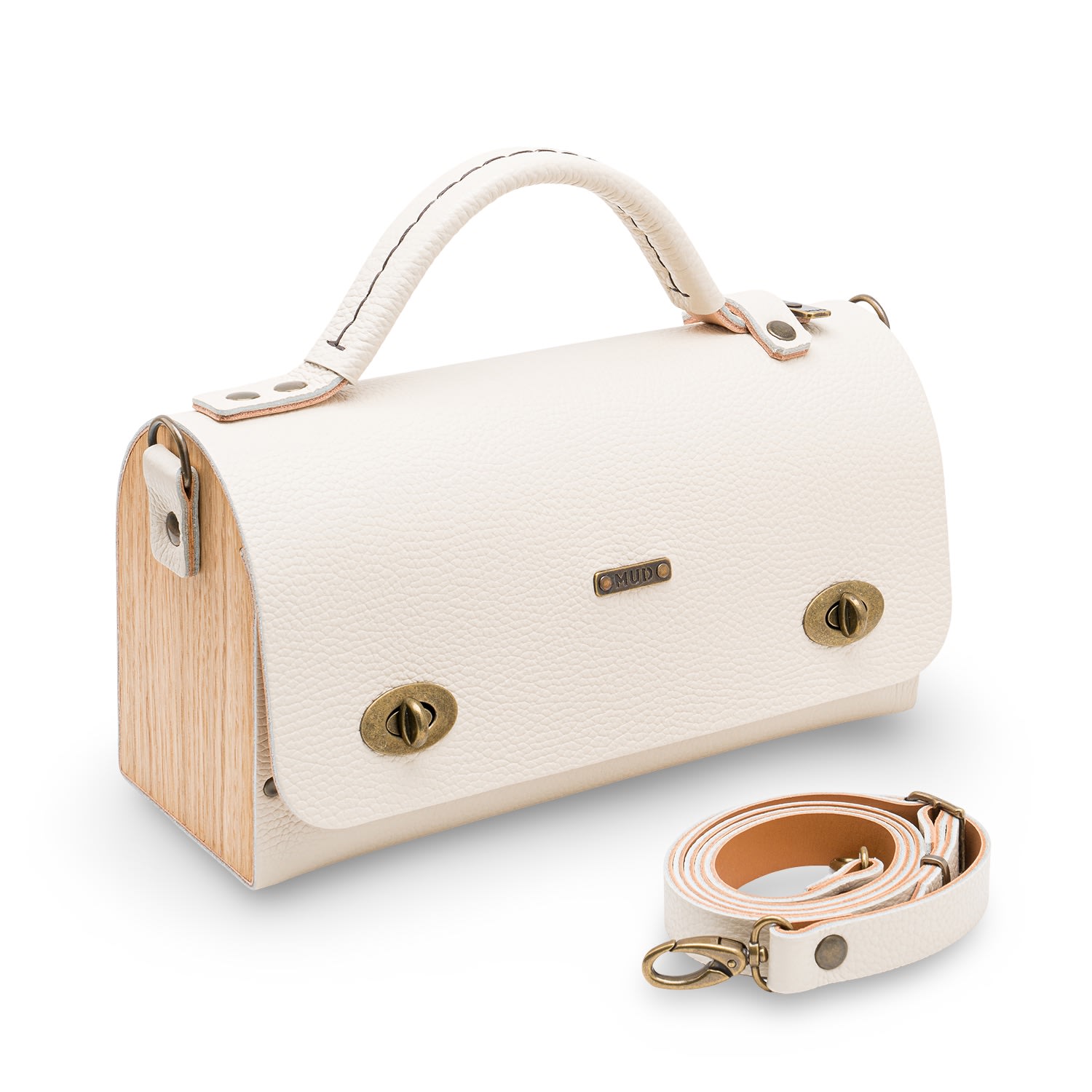 Mud - Manufacture Under Design Women's White / Neutrals Handbag - Pearl In White