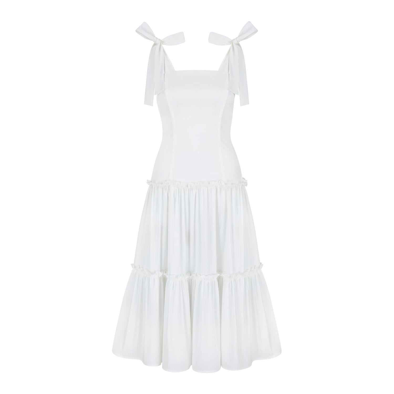 Women’s Valerie Dress - White Extra Small Monica Nera