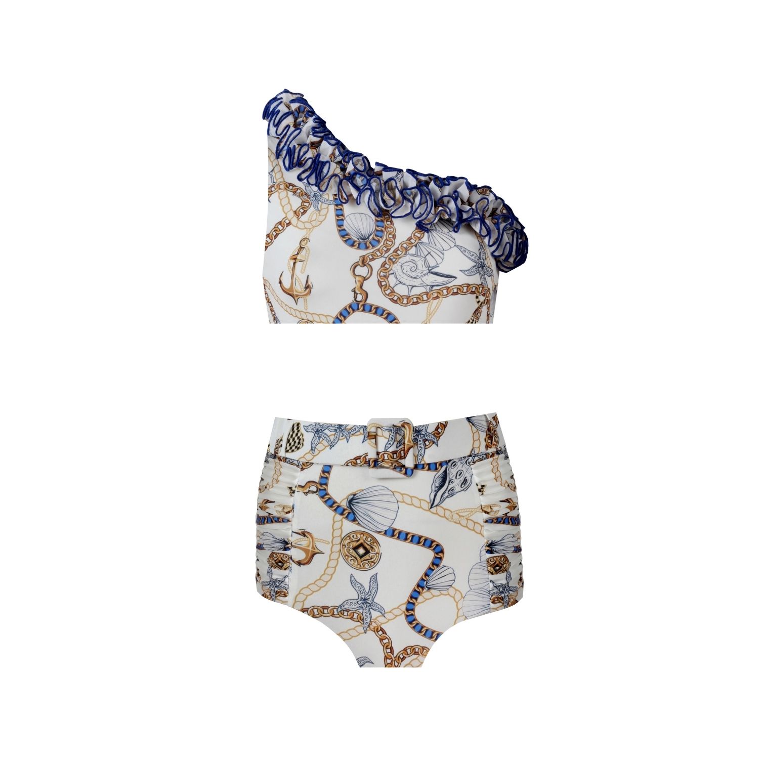 Women's White Alexis Tropezienne Bikini Set | Large | Nur Karaata